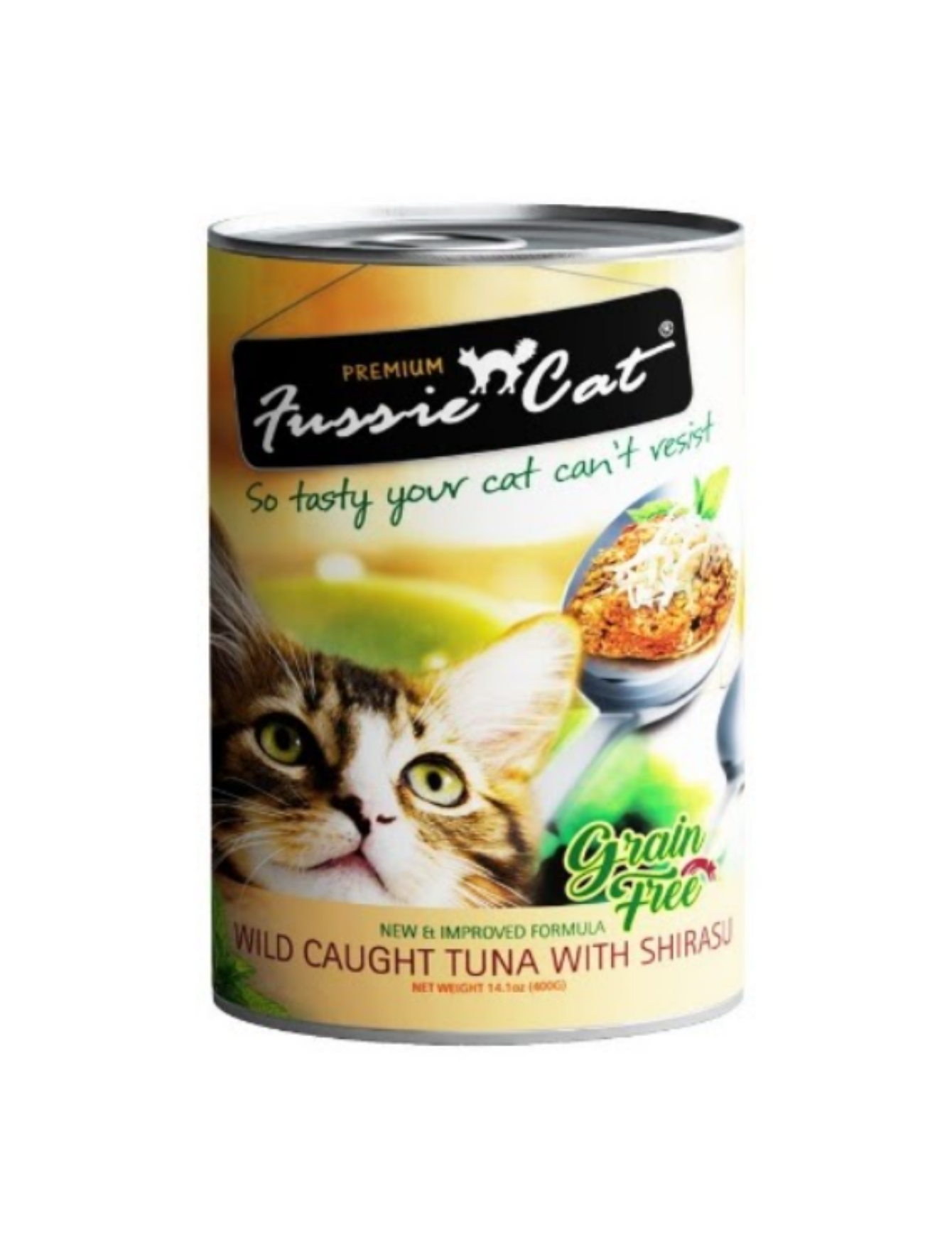Premium Wild-Caught Tuna & Shirasu Cat Food - 400g Grain-Free Recipe for Adult Cats - High Protein Natural Wet Food for Indoor & Outdoor Cats - Perfect for Mealtime, Training Treats & Weight Management