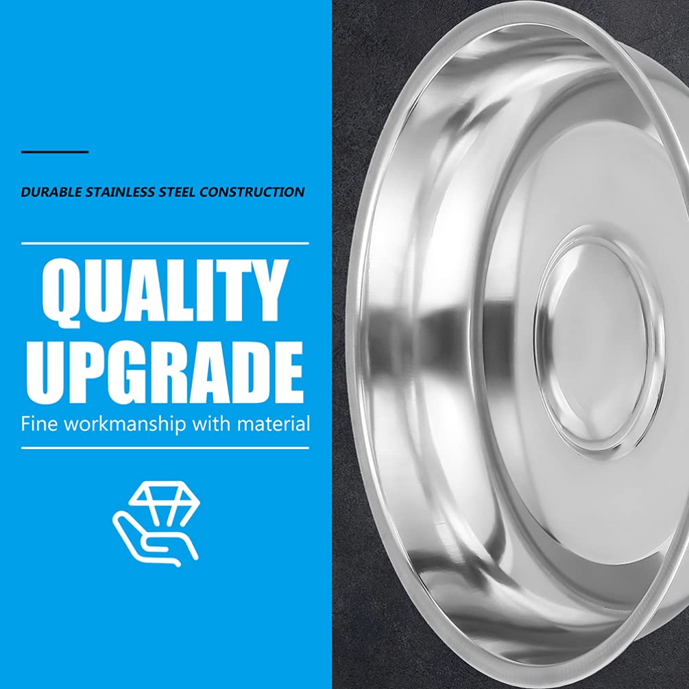 BESTONZON Stainless Steel Dinner Plate Covers - Set of 2, Household Food Covers for Steak, Oilproof Cloche Plate Cover - Perfect for Restaurants, Parties & Food Presentation
