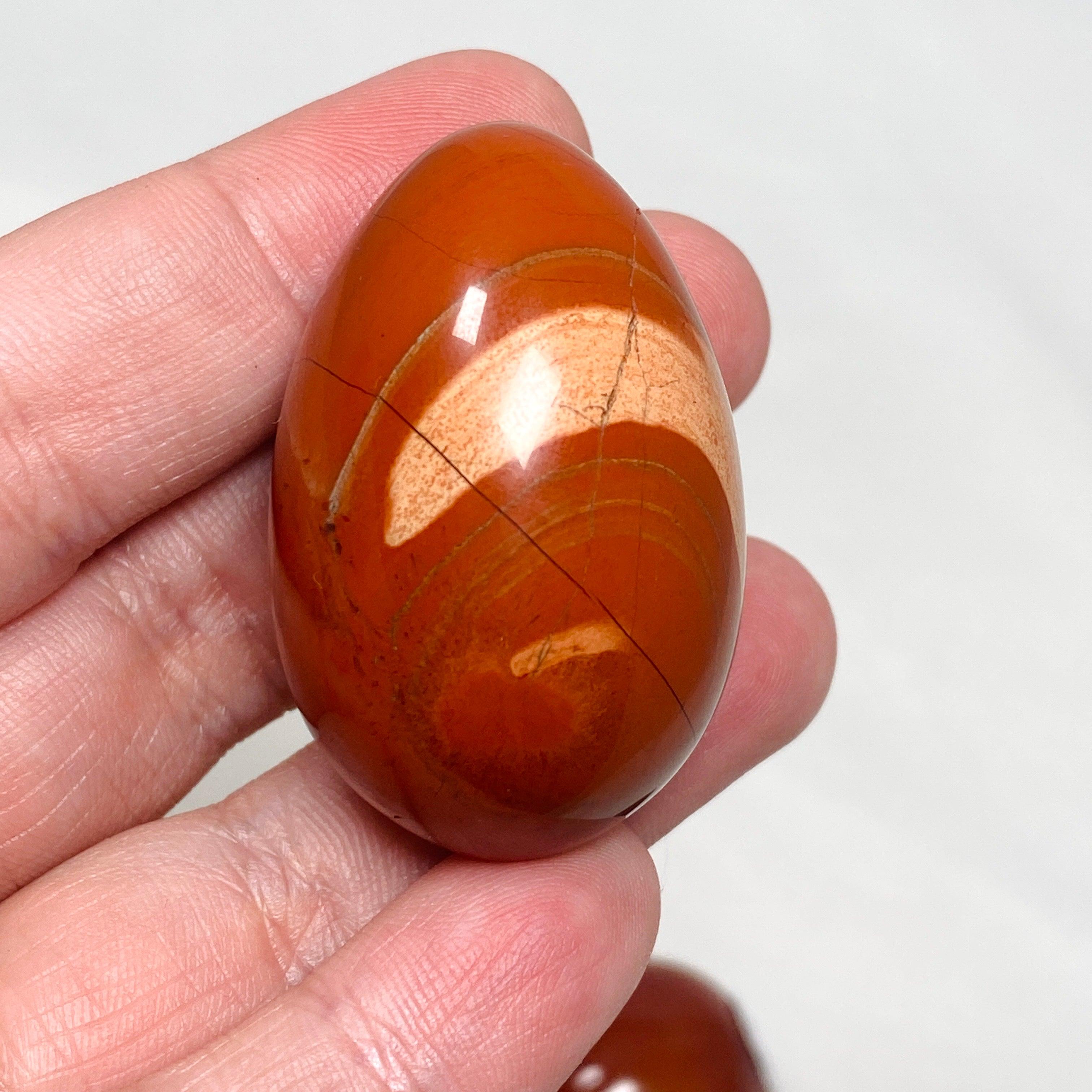 Jasper Egg JAE 01 - Natural Stone Massage Tool for Relaxation & Stress Relief - Perfect for Spa, Yoga, and Home Wellness Rituals