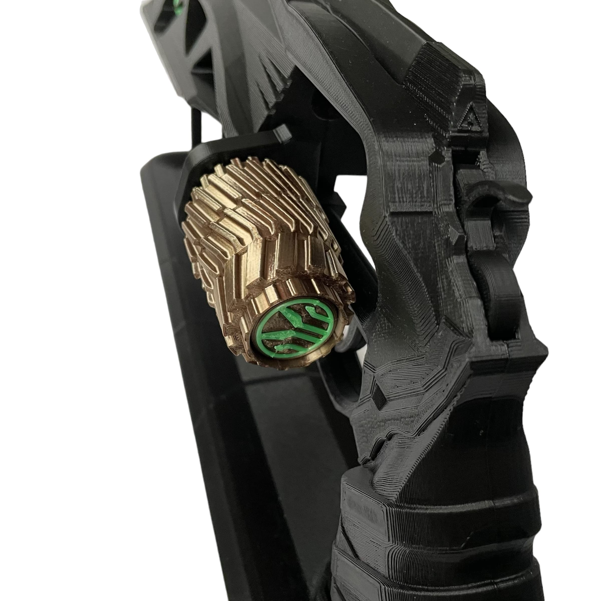 Thorn Hand Cannon Replica - Fully Assembled with Display Stand | Perfect for Cosplay, Gaming Collectibles & Home Decor