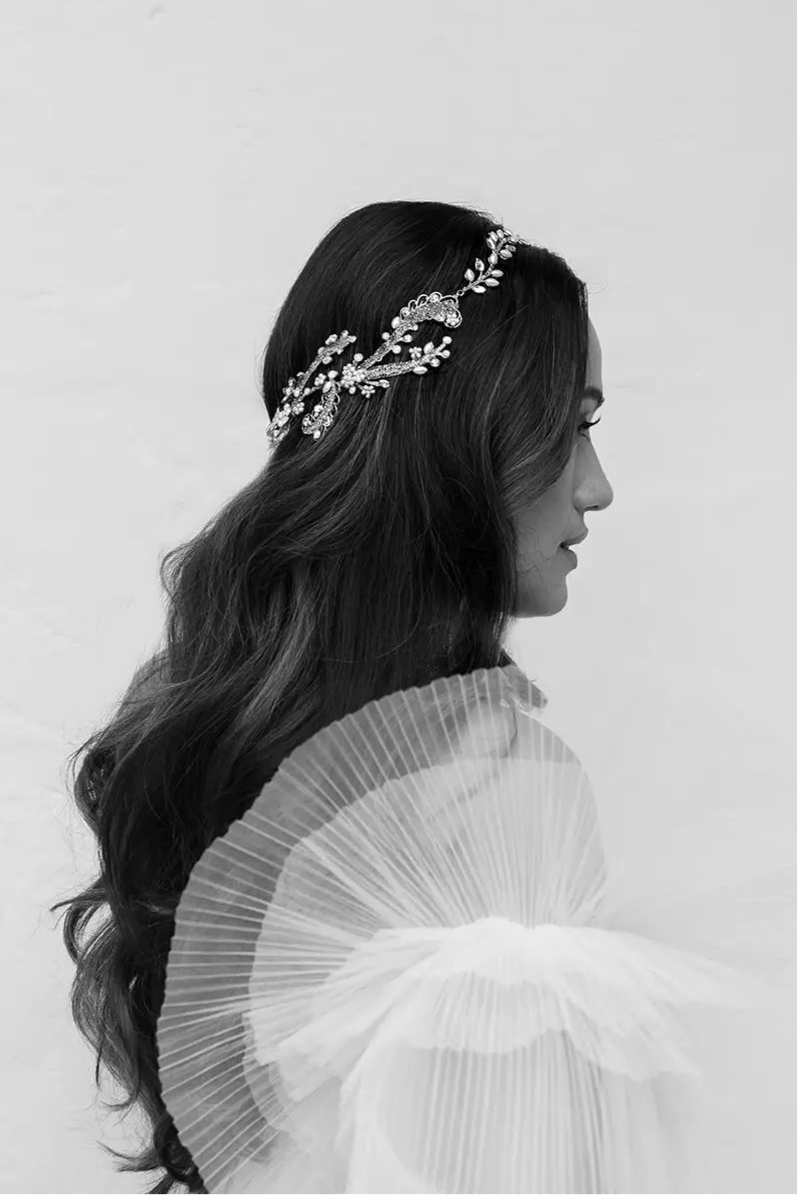 Angelina Halo Hair Extensions - Clip-In Human Hair for Volume & Length | Perfect for Weddings, Parties & Everyday Styling