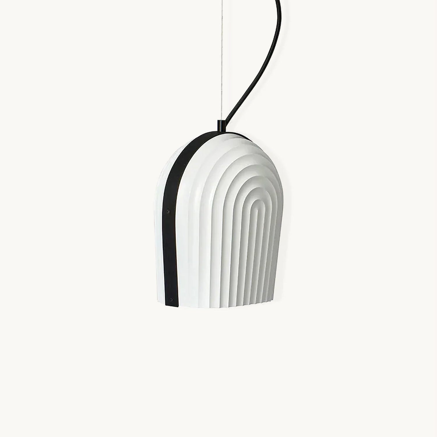 Modern Arc Pendant Lamp - Adjustable Hanging Light Fixture for Kitchen Island, Dining Table & Living Room Decor | Industrial Style Lighting for Home & Office
