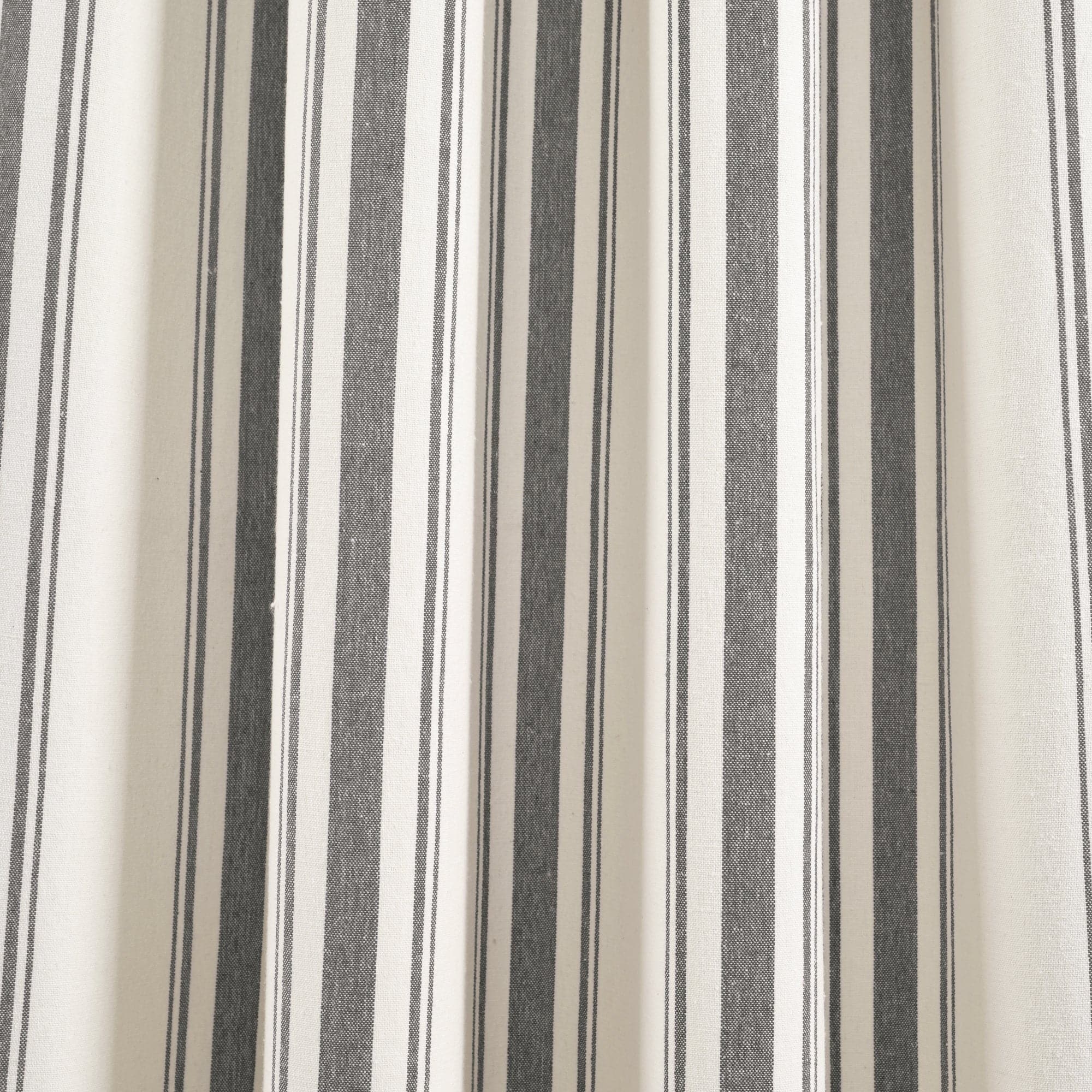 Farmhouse Stripe Yarn-Dyed Recycled Cotton Blend Window Curtain Panel Set - Blackout Thermal Insulated Drapes for Living Room, Bedroom & Nursery (2 Panels, 52x84 Inch) - Perfect for Rustic, Modern & Farmhouse Home Decor