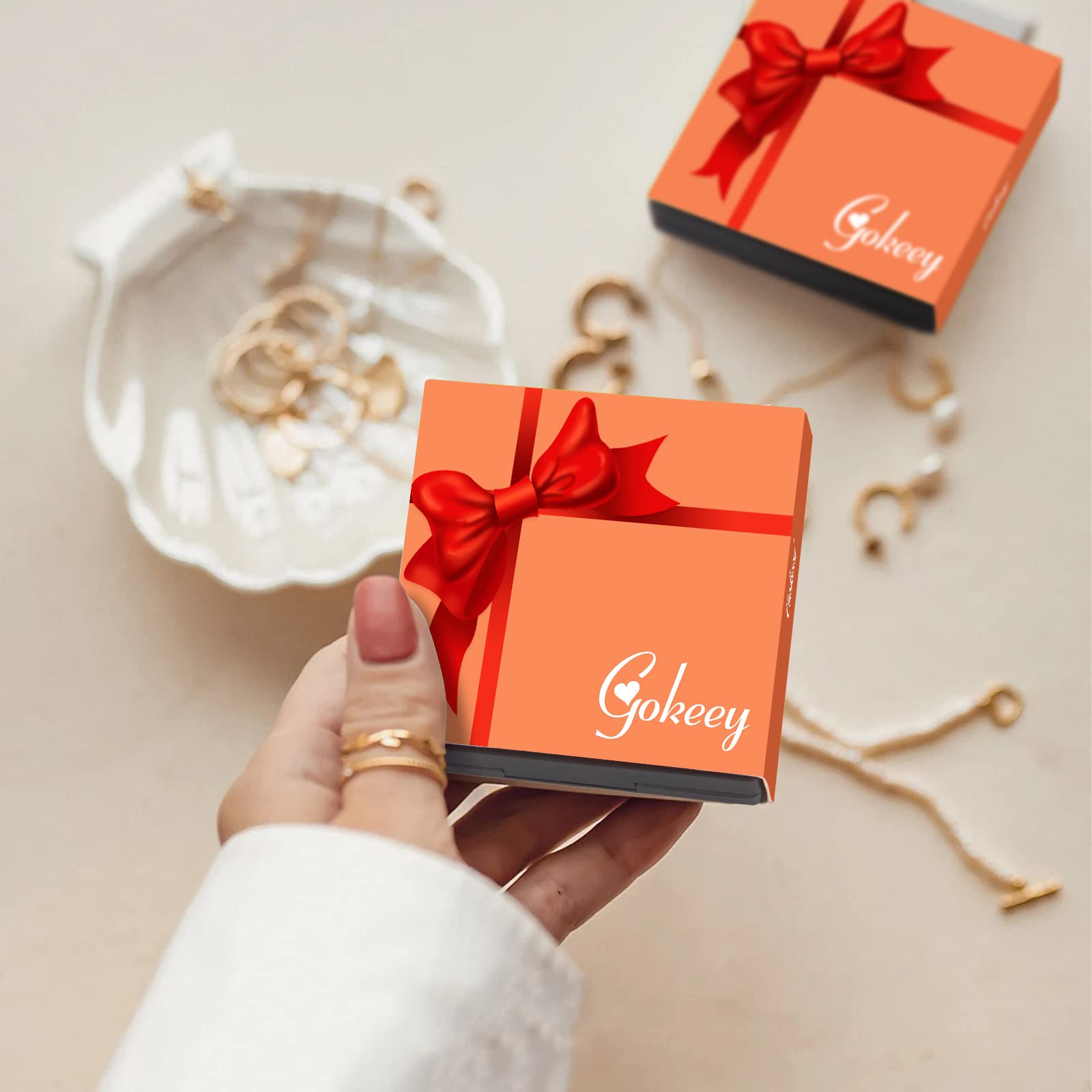 14K Gold Hand Chain Bracelet for Women - Trendy Dainty Finger Ring Slave Bracelet with Cubic Zirconia - Elegant Hand Jewelry for Fall, Valentine's Day Gifts | Perfect for Date Nights, Weddings & Special Occasions