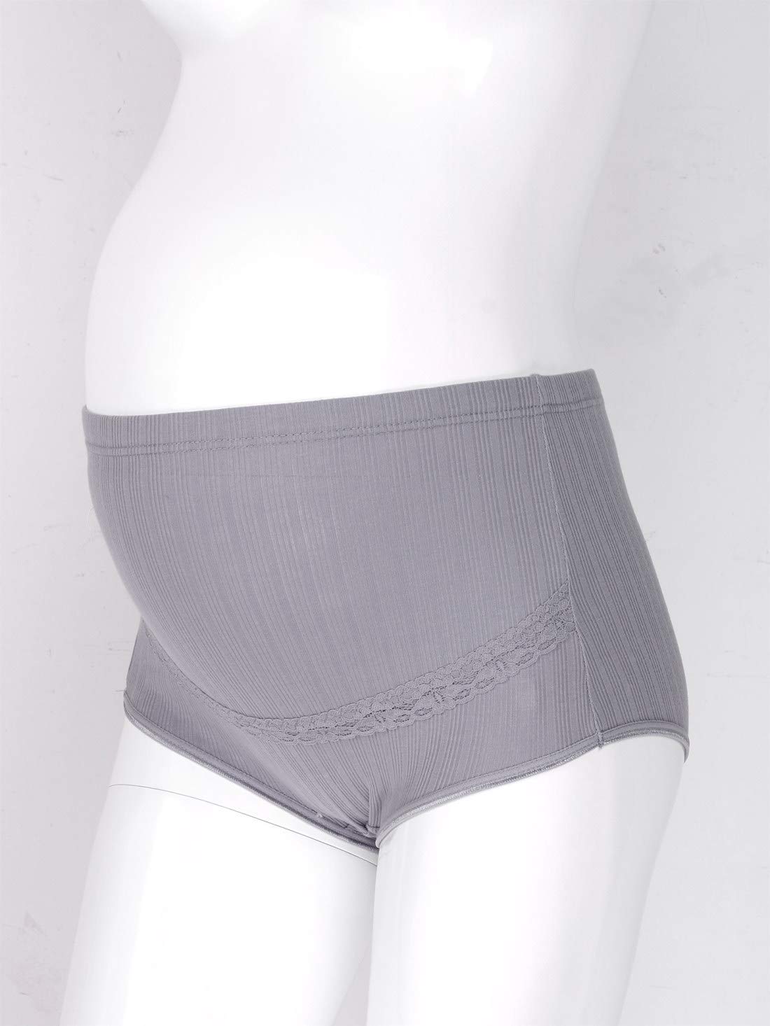 Yeahdor Maternity Underwear for Women - Adjustable High Waist Cotton Panties, Breathable Pregnancy Underwear for Comfort & Support - Perfect for Everyday Wear During Pregnancy & Postpartum