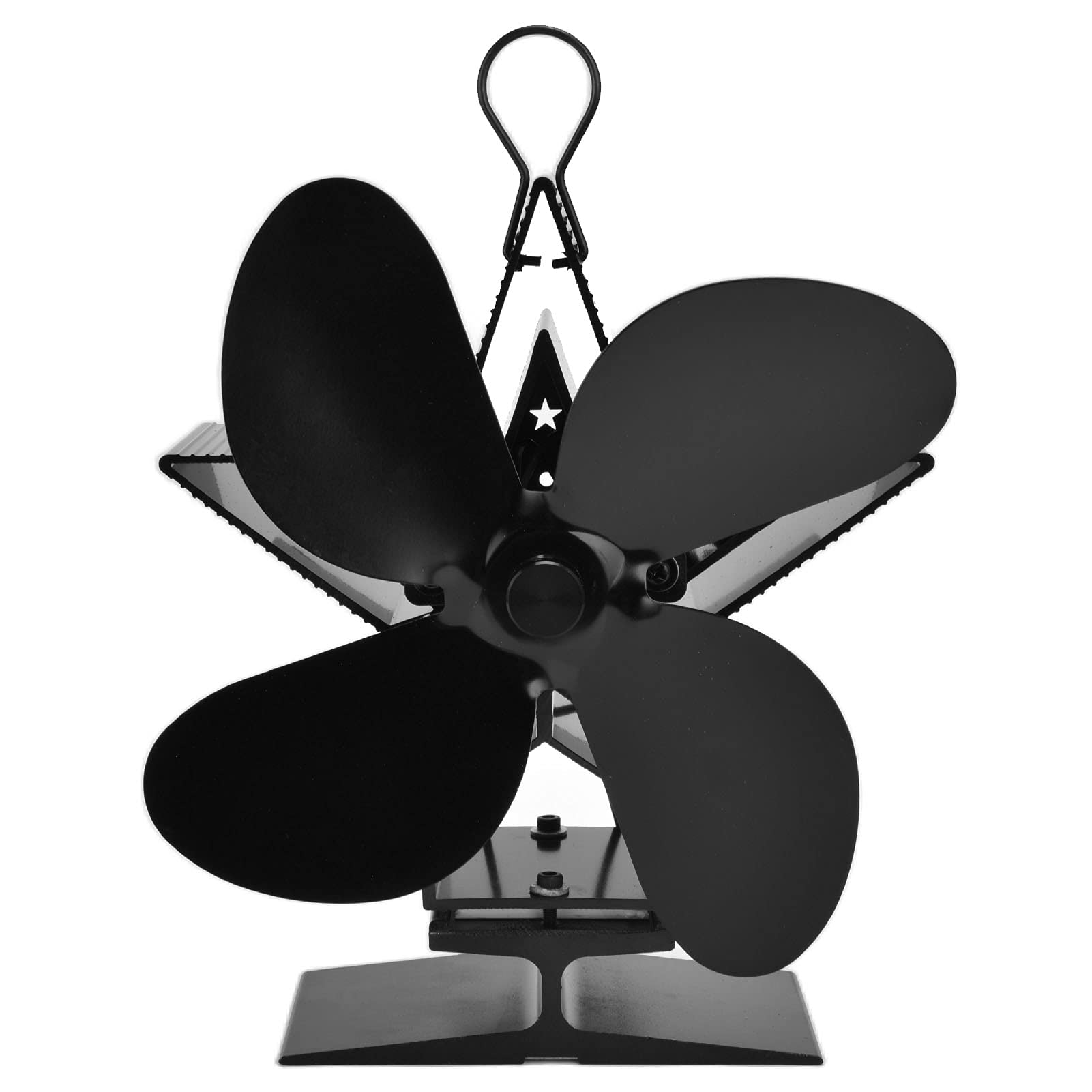 nwejron Fireplace Heat Fan - High Safety Zinc Alloy Energy Saving Wood Stove Fan with Thermoelectric Module for Home Heating | Perfect for Living Rooms, Bedrooms & Winter Warmth