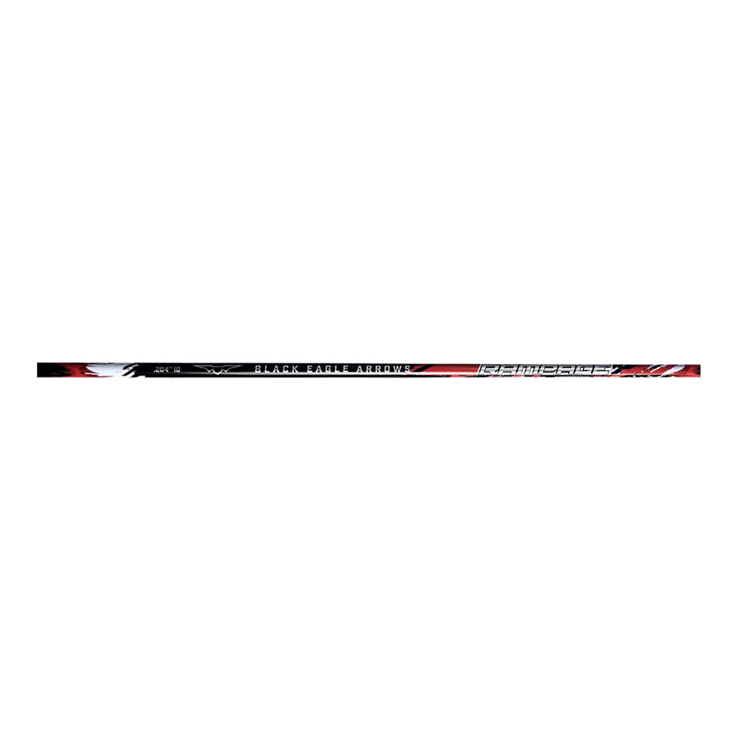 Black Eagle Rampage V2 Carbon Arrow Shafts .001 Spine - High Performance Hunting & Target Practice Arrows for Compound & Recurve Bows