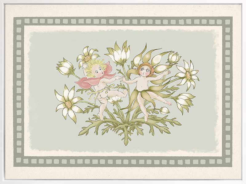 Springtime Light Green Canvas Art Print - Modern Home Decor for Living Room, Bedroom & Office - Nature Inspired Wall Art for Relaxing Spaces