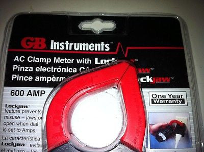 Gardner Bender GCM 500 600 Amp AC Clamp Meter - Digital Clamp-On Ammeter for Electrical Testing, HVAC & Industrial Use