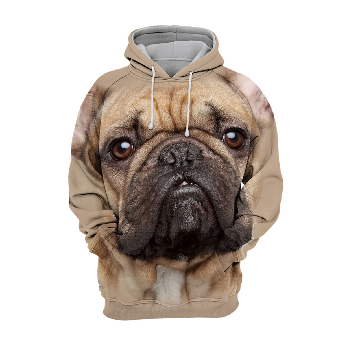 Unisex 3D Dog Printed Hoodie - Men's & Women's Pullover Sweatshirt with Hood - Plus Size Casual Wear for Dog Lovers - Perfect for Outdoor Activities, Pet Owner Gifts & Street Fashion