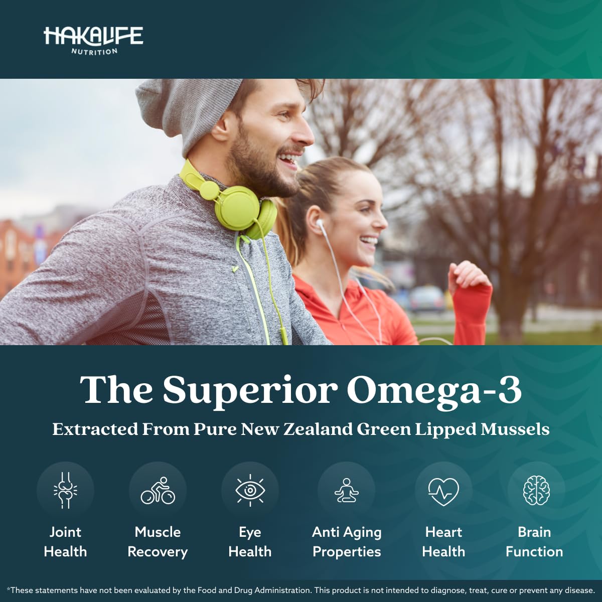 Premium GLX3 Extra Strength Omega-3 Supplement with New Zealand Green Lipped Mussel Oil - Supports Joint Comfort, Flexibility & Muscle Recovery - High EPA DHA Omega 3 Capsules (60-Day Supply) - Ideal for Athletes, Seniors & Active Lifestyles