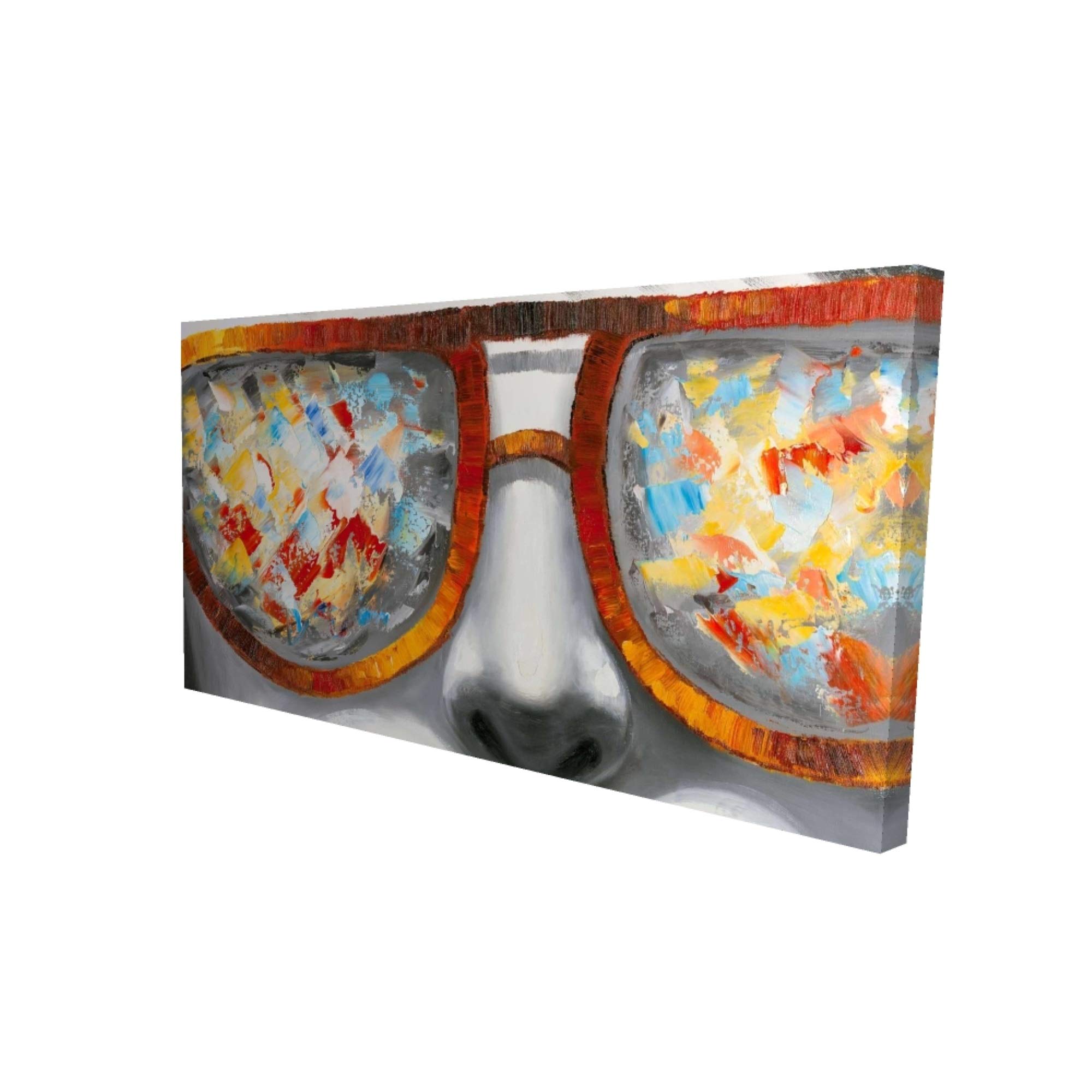 Begin Colorful Sunglasses - Printed Canvas Edition | Trendy UV Protection Shades for Women & Men | Perfect for Beach, Driving & Outdoor Activities