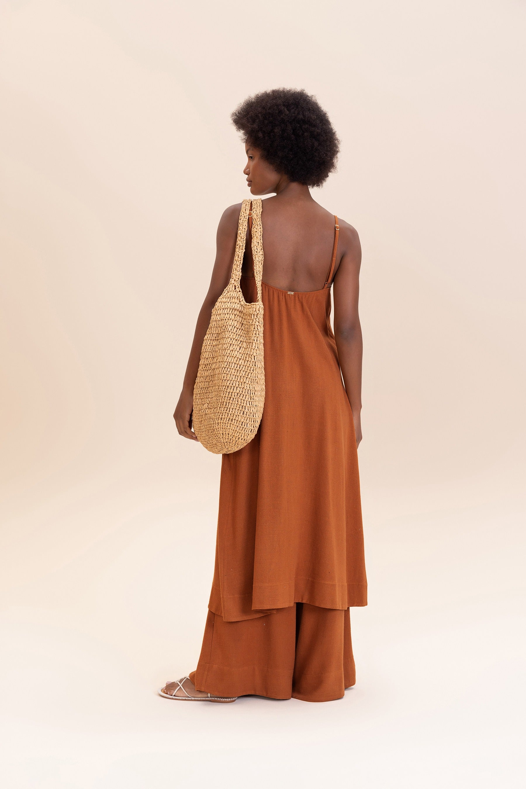 Coast Midi Tunic Dress for Women - Flowy Casual Summer Dress with Pockets | Perfect for Beach, Vacation & Everyday Wear