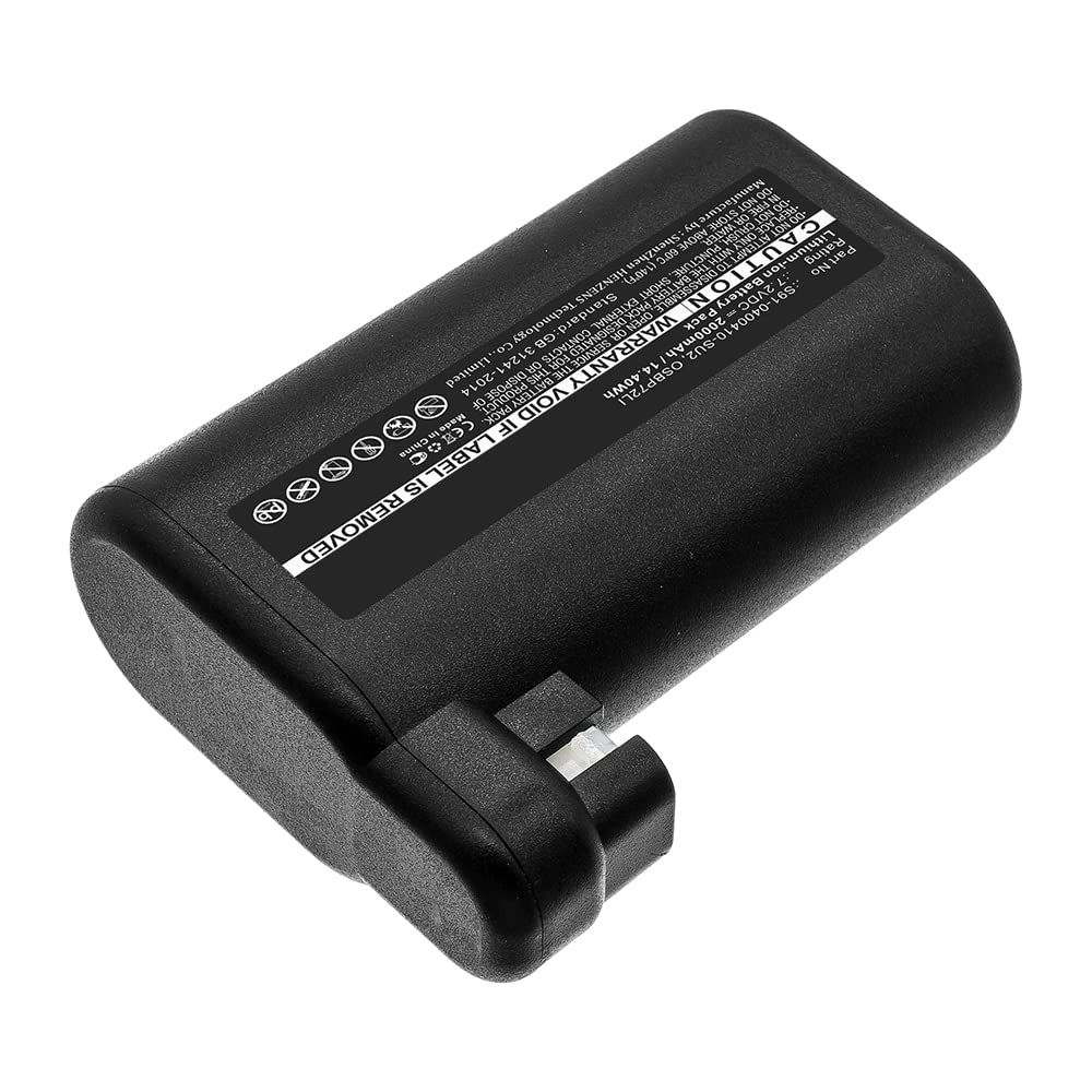 Synergy Digital Vacuum Cleaner Battery - 7.2V 2000mAh Li-ion Replacement for AEG OSBP72LI | Perfect for Home Cleaning, Car Detailing & Pet Hair Removal