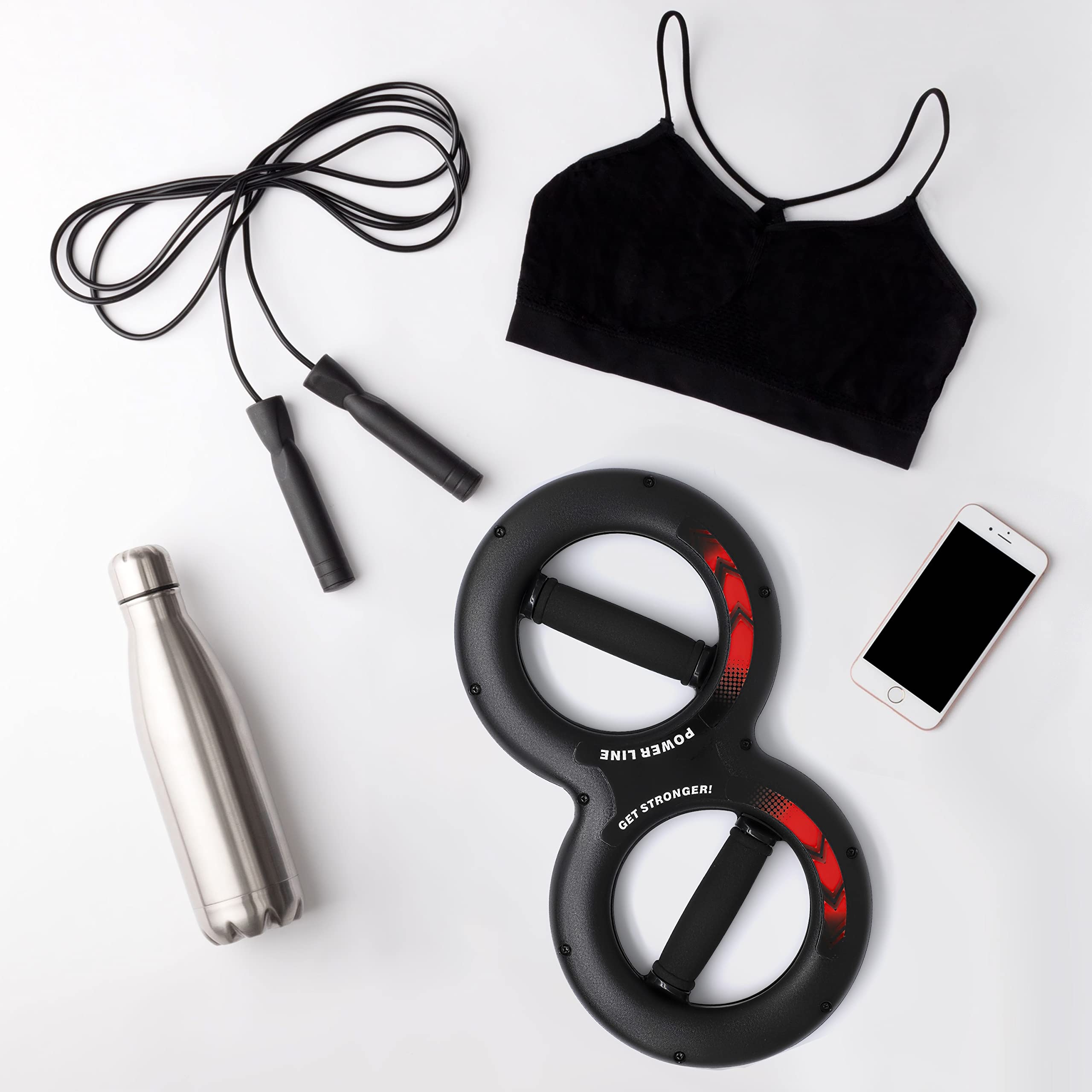 Silfrae Gym Multifunctional Hand & Forearm Trainer - Adjustable Resistance Gripper Exerciser for Strength Training, Grip Improvement & Rehabilitation - Perfect for Athletes, Rock Climbers & Office Workers
