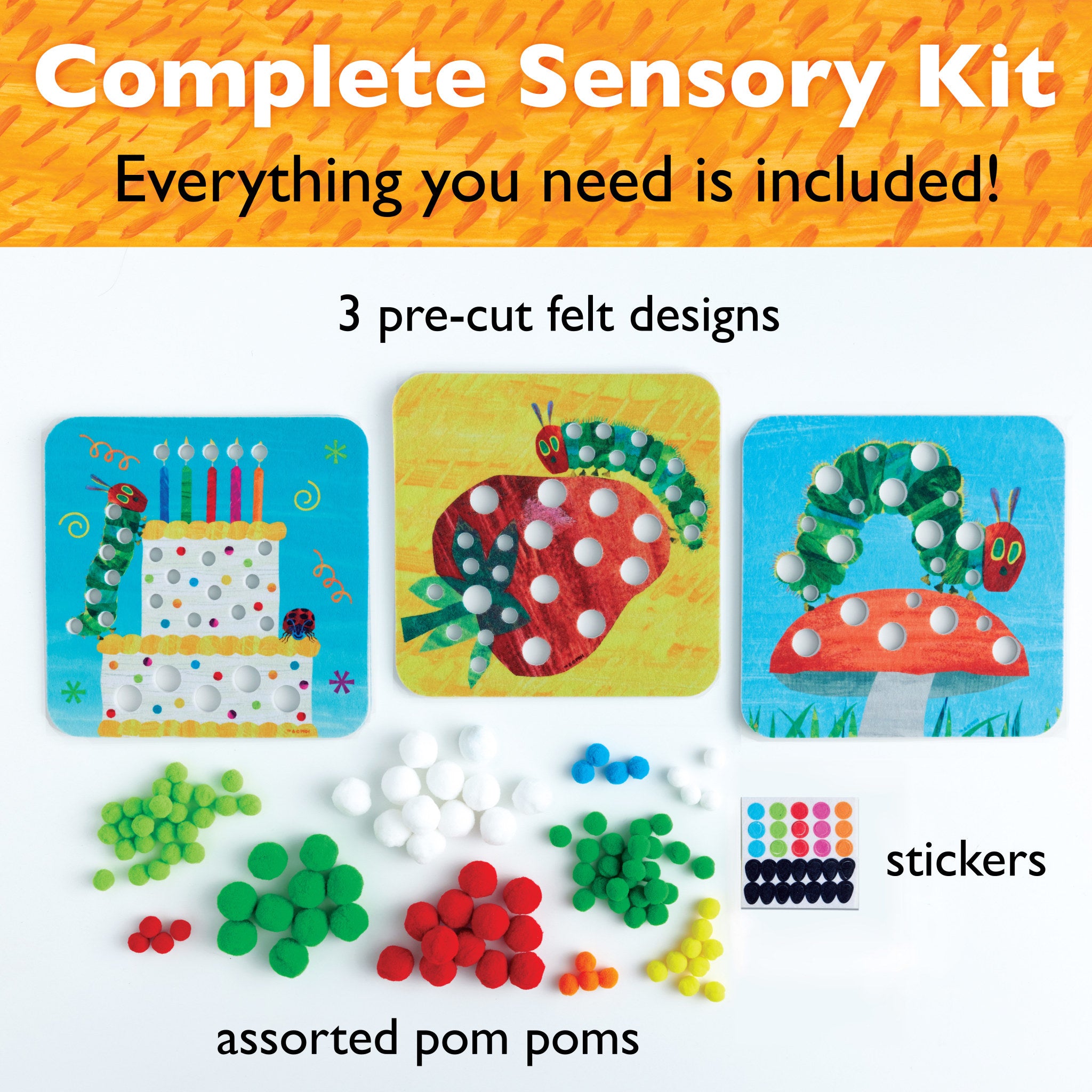 The Very Hungry Caterpillar Craft Kit for Kids - DIY Storybook Art Activity Set #6376000 | Perfect for Birthday Gifts & Classroom Projects