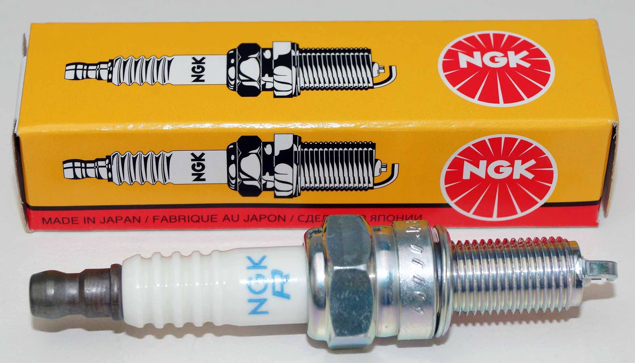 NGK MR7F 95897 Genuine Spark Plugs (2-Pack) - High Performance Ignition Plugs for Cars, Trucks & Motorcycles - Improve Engine Efficiency & Fuel Economy
