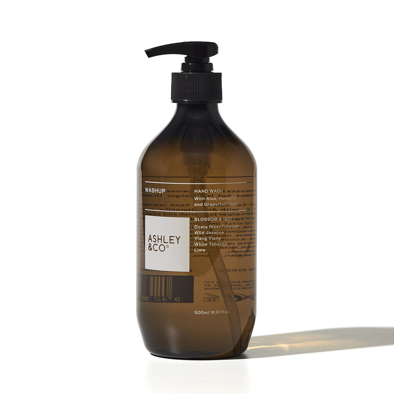 WashUp Botanical Hand Wash Blossom & Gilt 500ml - Natural Plant-Based Foaming Hand Soap for Sensitive Skin | Perfect for Home, Kitchen, Bathroom & Office Use