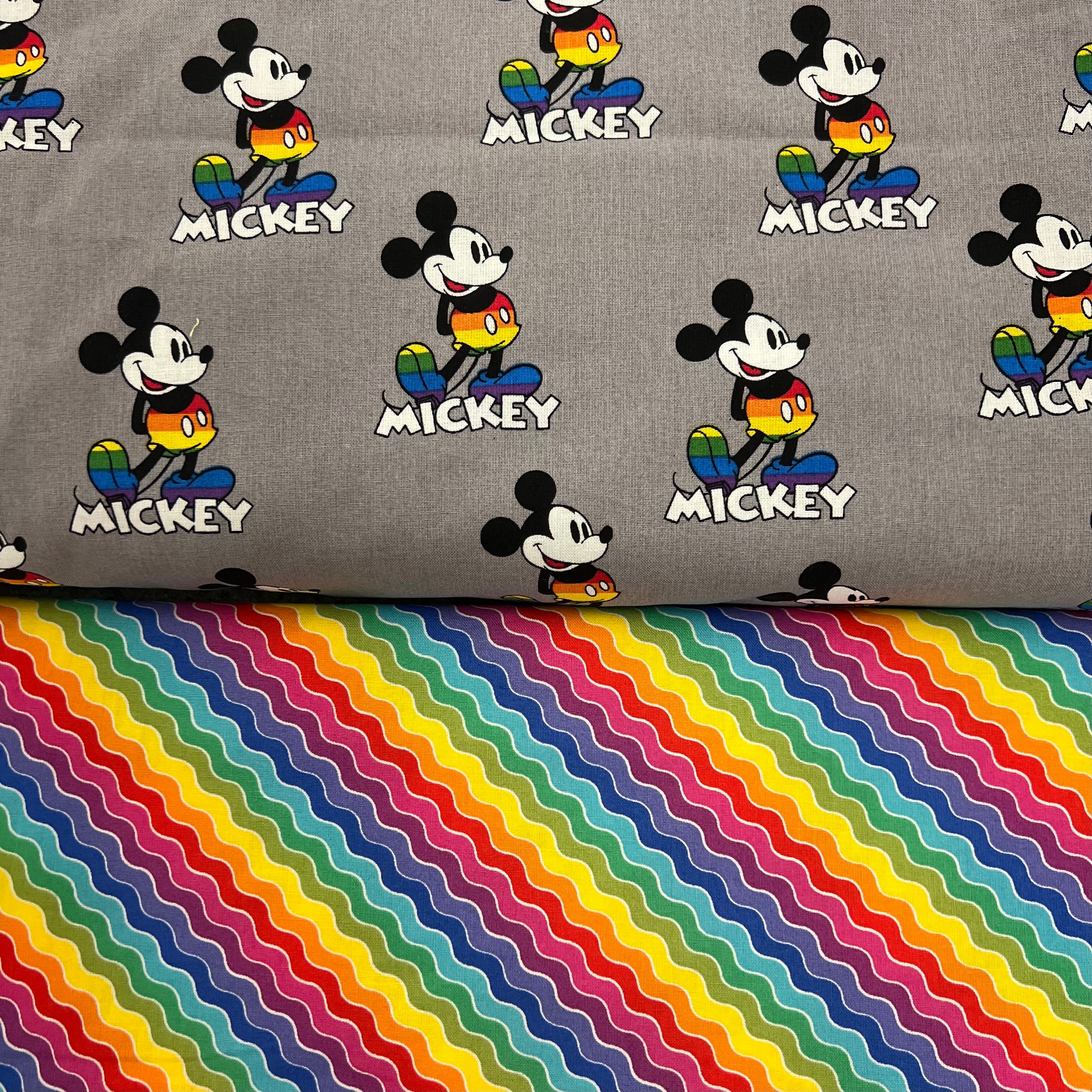 Mickey Mouse Pride Bandana - Reversible Rainbow Design for Dogs & Pets - Perfect for Pride Parades, Pet Events & LGBTQ+ Celebrations