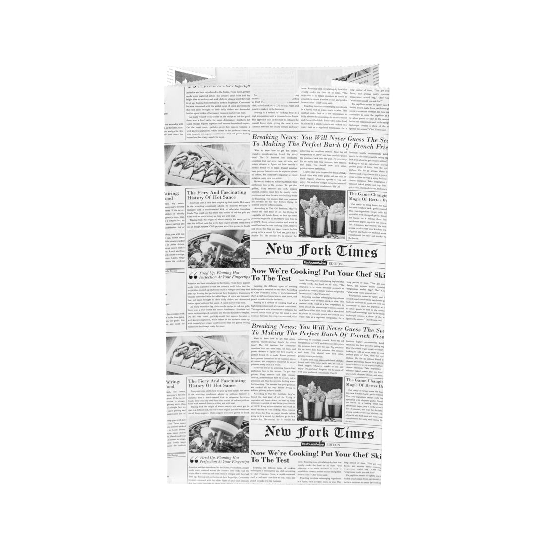 Eco-Friendly Newsprint Paper Bags - 4 lb Capacity, 5 x 3.25 x 9.5 Inches - Pack of 100 - Perfect for Grocery Shopping, Retail Packaging & Gift Bags
