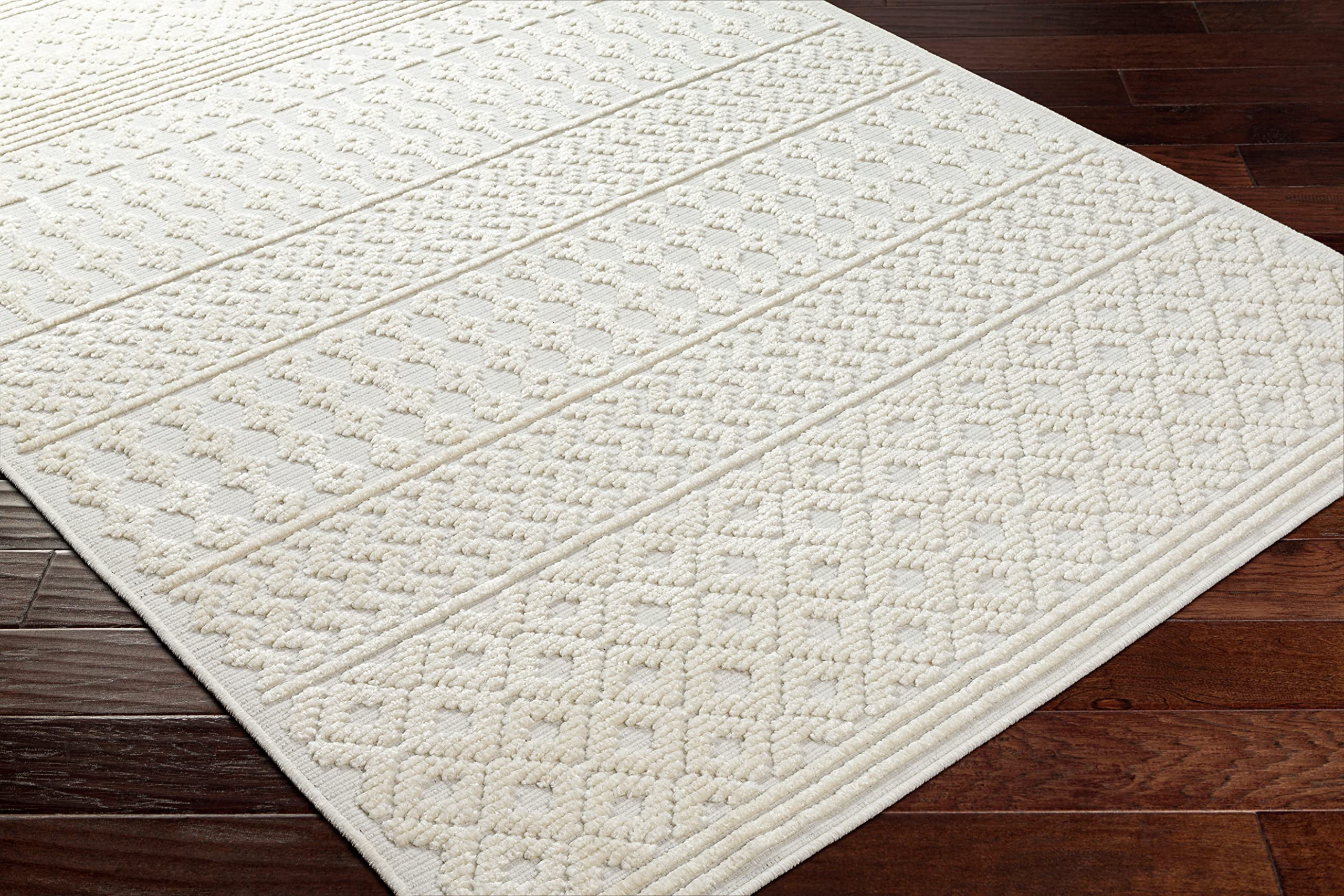 Livabliss Lyna Chevron Washable Area Rug 5' x 7'2