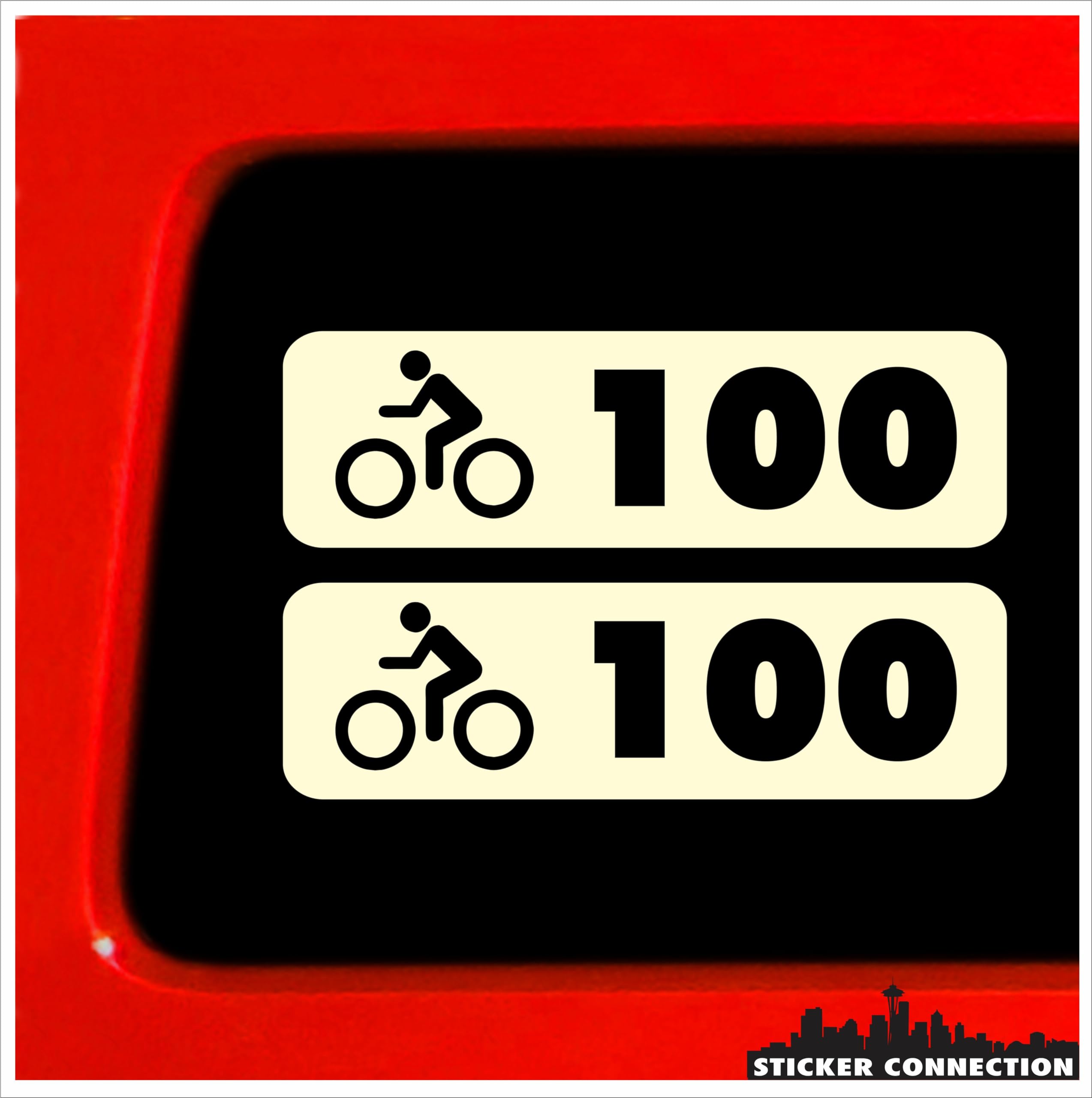 Century Biking Sticker Decal - 2