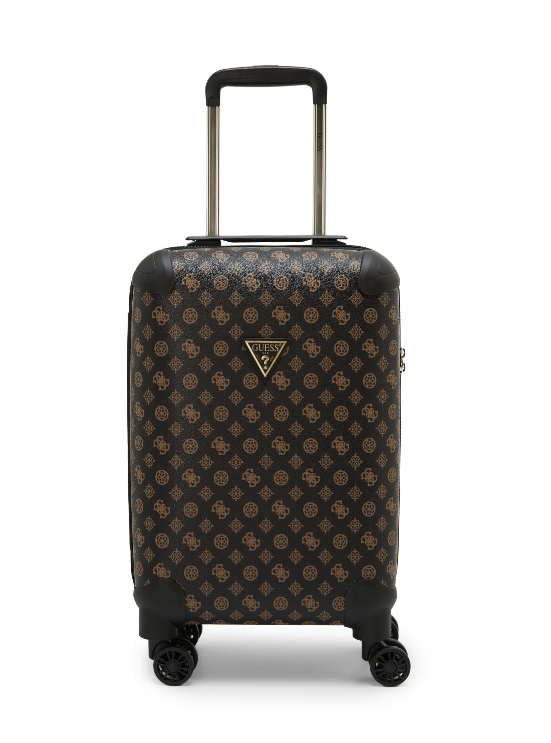 Wilder 45cm Brown Logo Suitcase - Lightweight Carry-On Luggage for Travel, Business Trips & Weekend Getaways