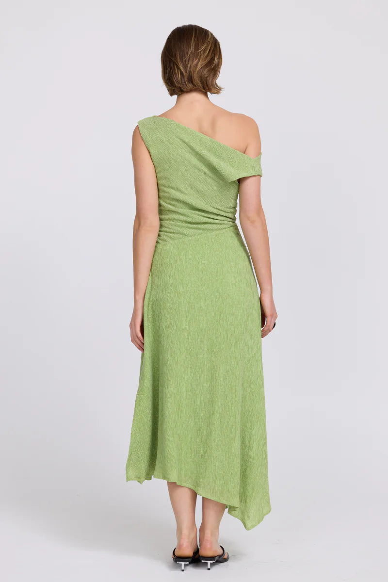 Aperitivo Dress in Pistachio Green - Elegant Women's Cocktail Dress for Parties, Weddings & Special Occasions