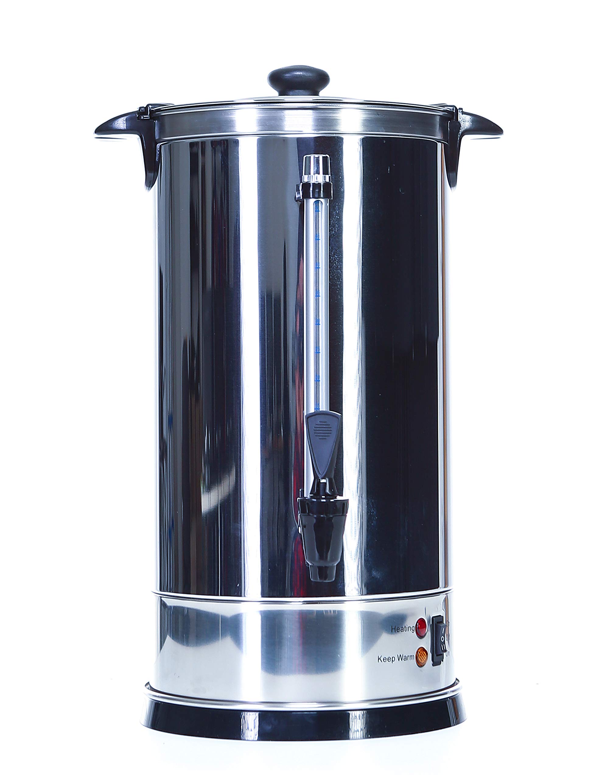 150-Cup Shabbat Coffee Urn - Stainless Steel Hot Water Boiler & Warmer with Adjustable Temperature Control - Commercial & Home Use for Catering, Buffets, Parties, Weddings & Jewish Holiday Dinners - Perfect for Large Gatherings and Religious Celebrations