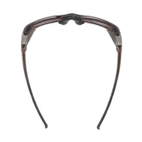Phillips Q100 Radiation Protection Glasses - Wrap Around Safety Eyewear with Plastic Rectangle Frame for Small Faces | Perfect for Computer Use, Gaming & UV Protection