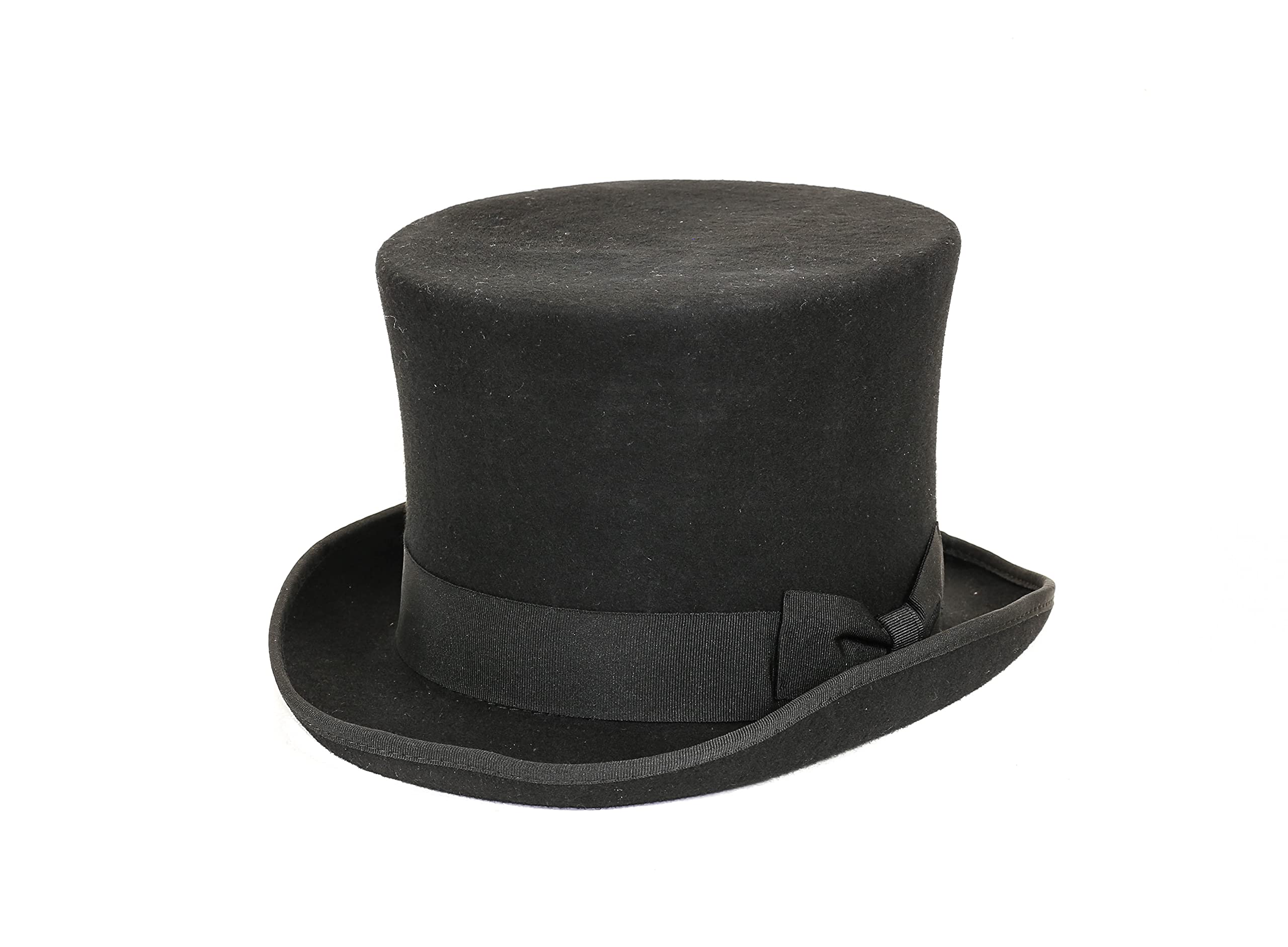 Tophat Mad Hatters Silver Concho Wool Felt Cowboy Hat - Punk Goth Rockabilly Costume Accessory for Cosplay, Halloween & Western Themed Parties