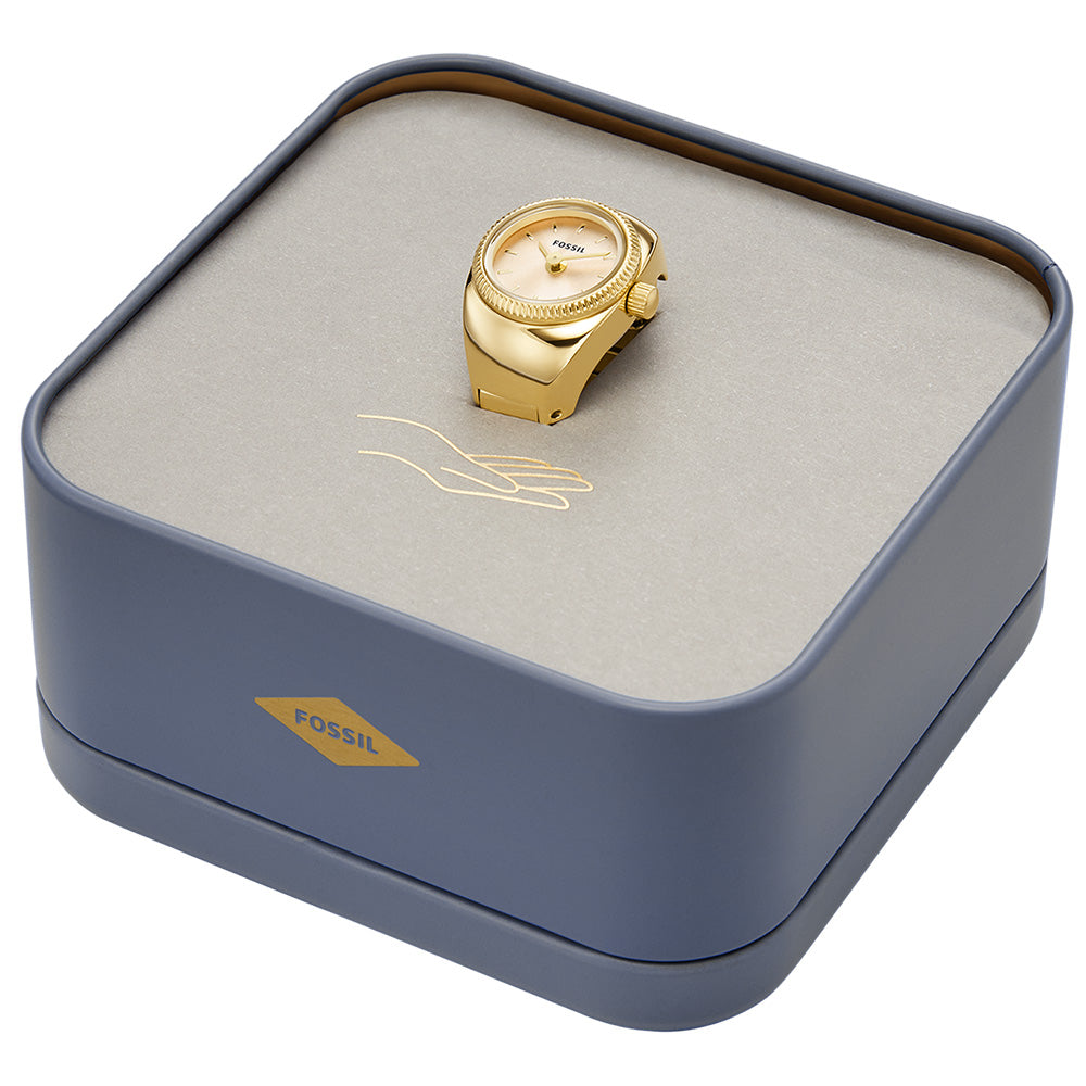 Fossil ES5246 Stainless Steel Watch Ring - Elegant & Durable Jewelry for Women & Men | Perfect for Gifts, Weddings, and Everyday Wear