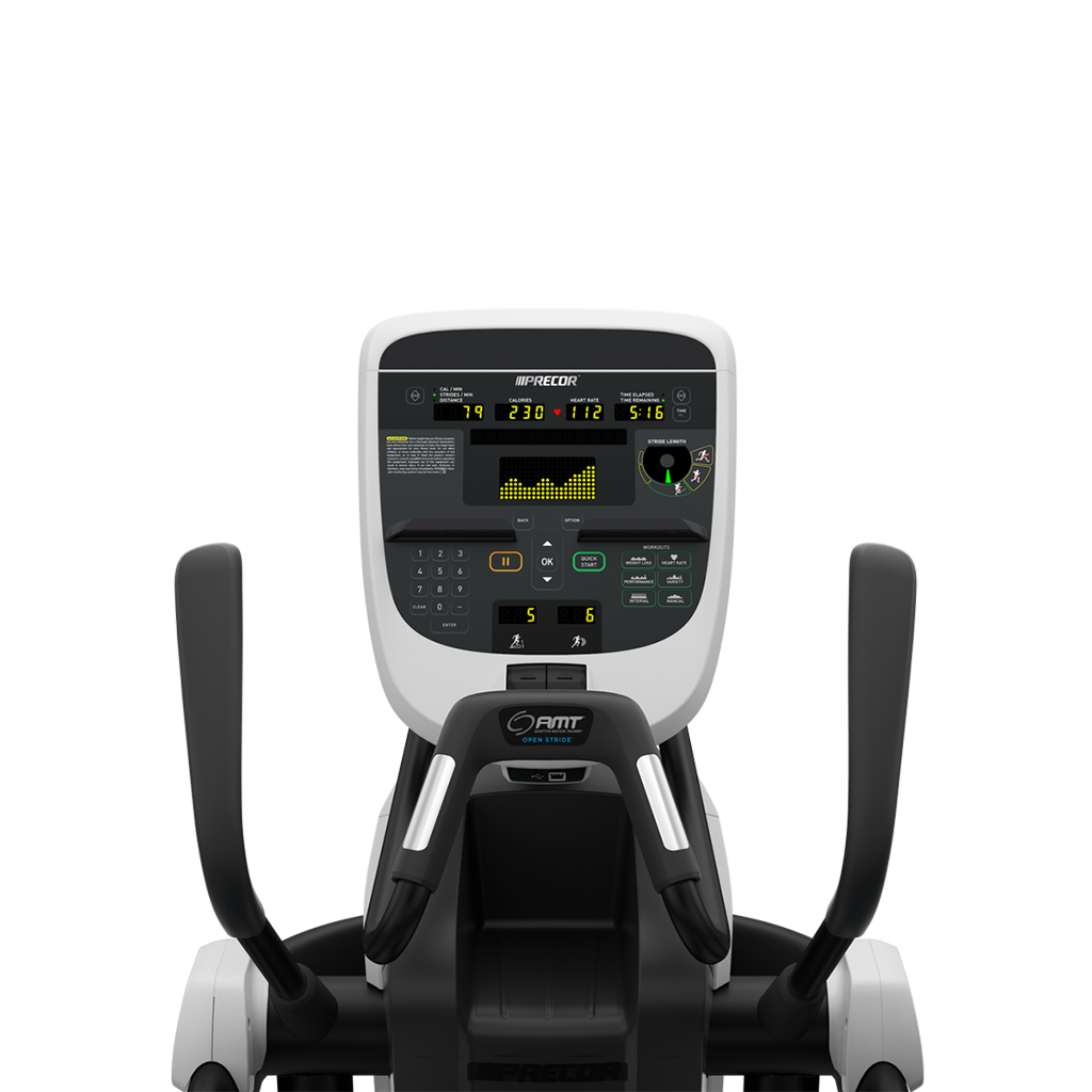Precor AMT 835 Elliptical Trainer with P31 Console - Low Impact Cardio Machine for Home Gym & Commercial Fitness Centers
