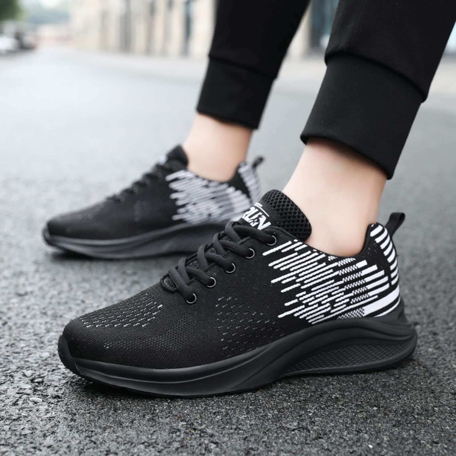 **Men's Running Shoes - Lightweight Breathable Sneakers for Jogging, Tennis, Walking & Outdoor Fitness - Comfortable Training Shoes for Street Running & Casual Wear**    *(Perfect for Gym Workouts, Daily Exercise & Active Lifestyle)*