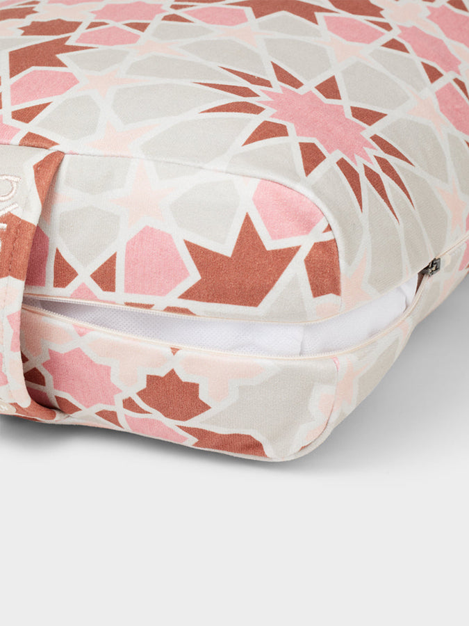 Manduka Rectangular Enlight Technology Meditation Bolster Cushion - Premium Yoga Support for Back, Hips & Knees - Ideal for Meditation, Yin Yoga & Home Relaxation