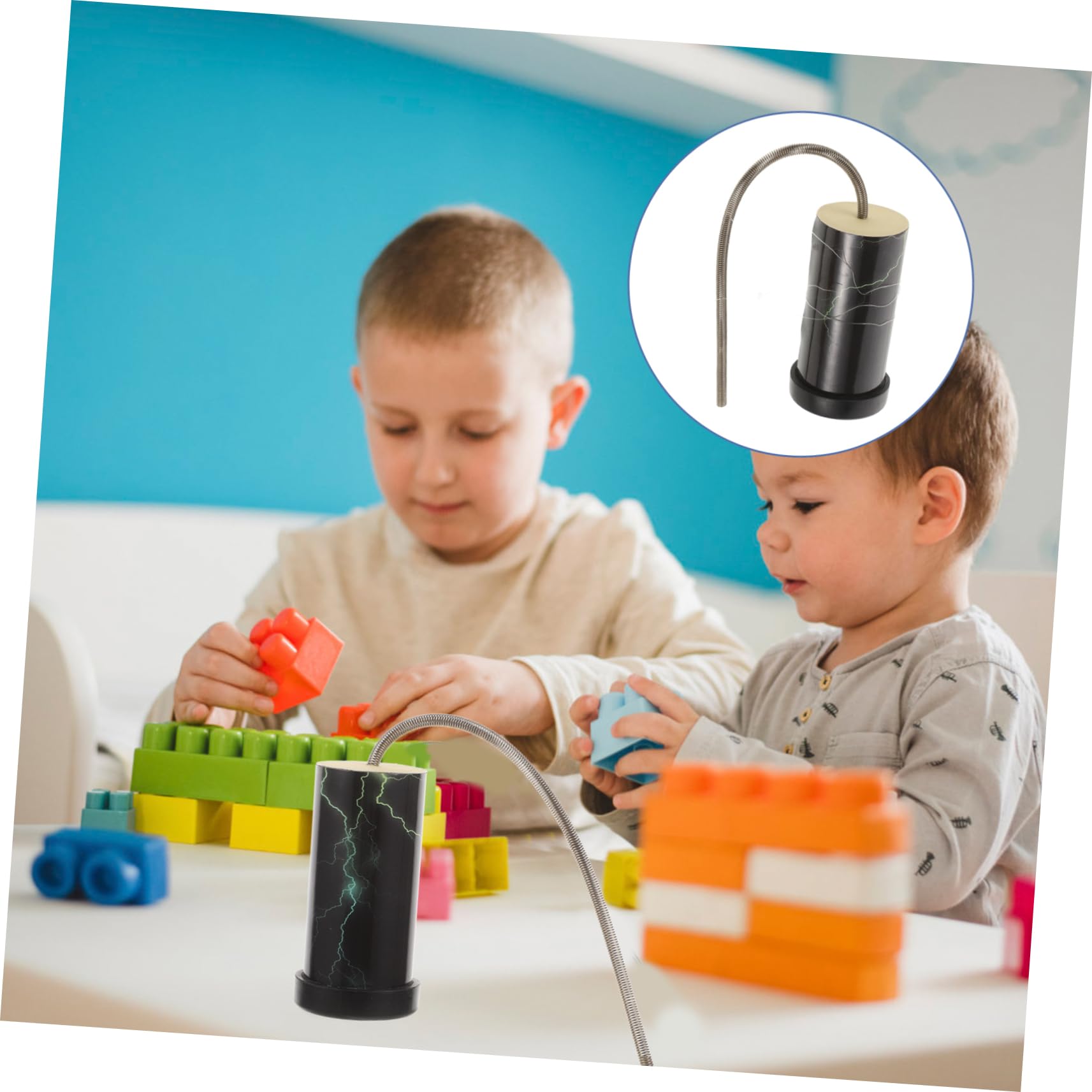 WHAMVOX 3-Piece Percussion Set - Spring Thunder Maker Drum Shaker & Musical Toys for Kids - Fun Awakening Instruments for Children's Music Education & Playtime Activities