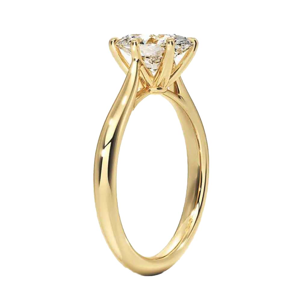 1 CT Moissanite Engagement Rings for Women - Wedding & Bridal Set in 925 Silver or 10K/14K/18K Solid Gold | Solitaire Minimalist Dainty Oval Ring | Anniversary Promise Gift for Her | Perfect for Proposals, Weddings & Romantic Occasions