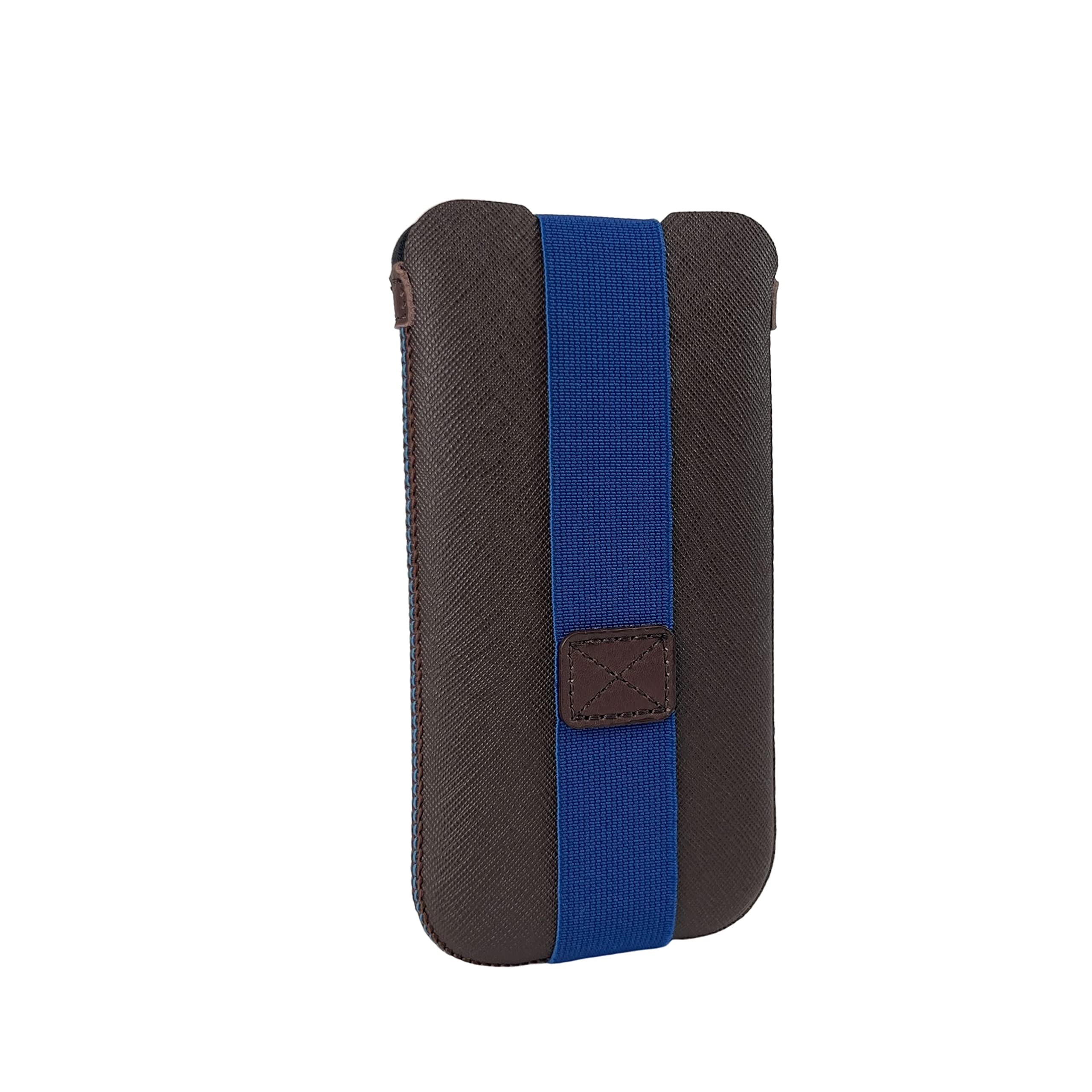 Soft Neoprene Phone Pouch Sleeve Bag - Slim Protective Case for Smartphones (170x90x5mm, Brown) - Perfect for Everyday Use, Travel & Commuting - Model AJ18-PX608