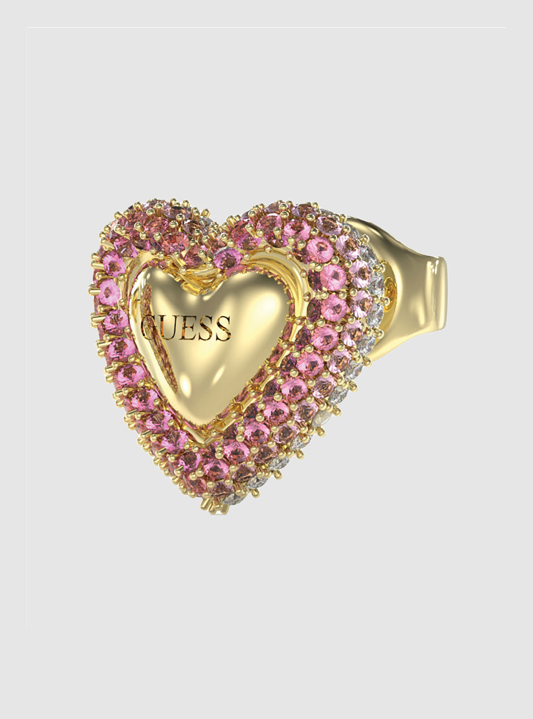 14K Gold Pink Heart Stud Earrings for Women - Dainty & Elegant Jewelry Gift for Valentine's Day, Anniversary or Birthday - Perfect for Everyday Wear & Special Occasions