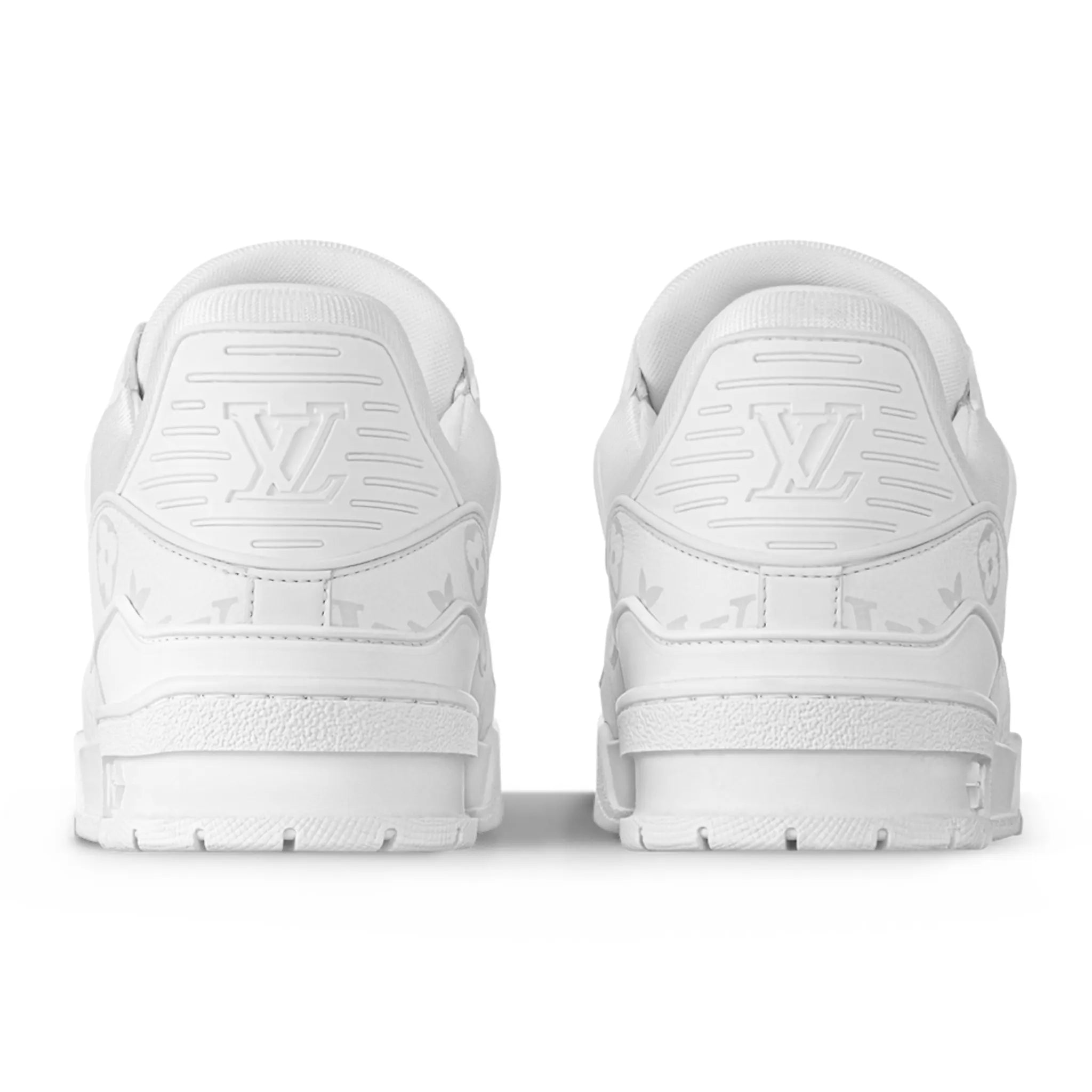Louis Vuitton LV Trainer White Monogram Sneakers for Men - Luxury Designer Casual Shoes | Perfect for Streetwear, Dating & Everyday Fashion