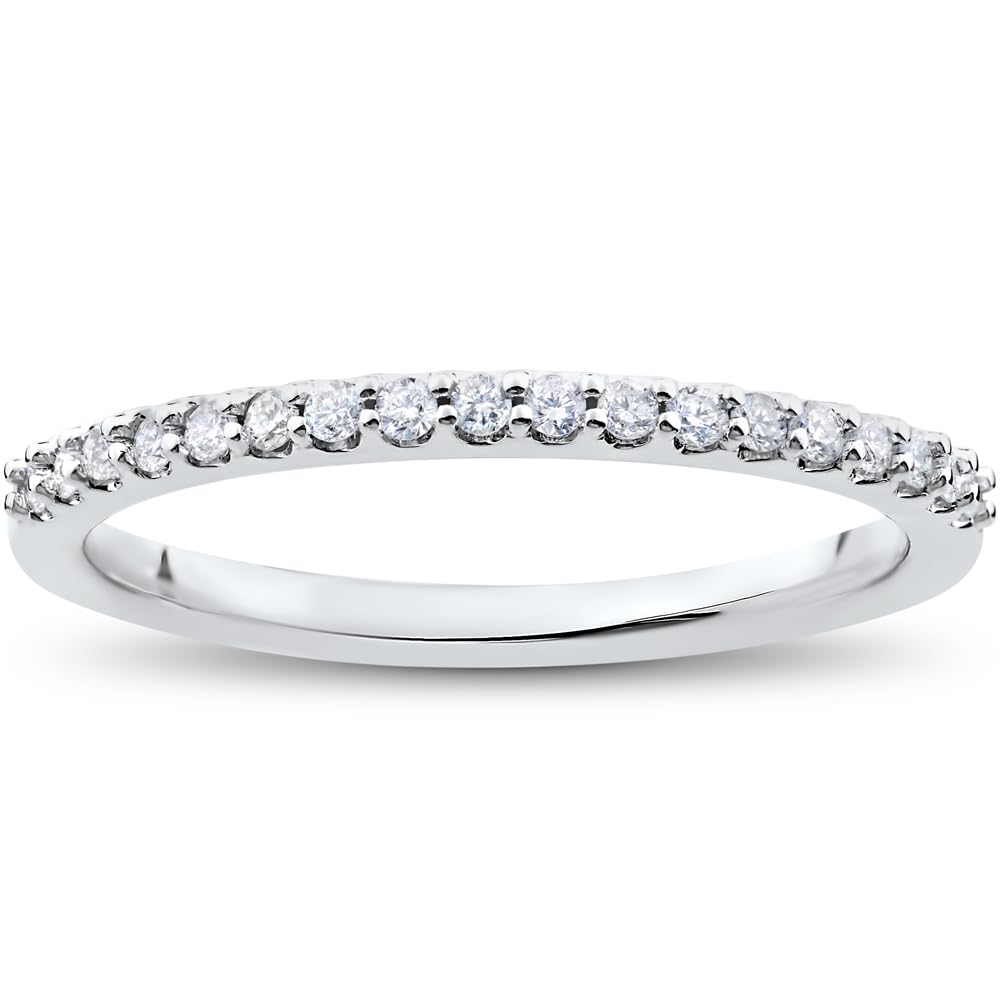 1/5 Carat Lab-Created Diamond Wedding Ring - 14k Gold or Platinum - Elegant Engagement & Anniversary Jewelry for Women