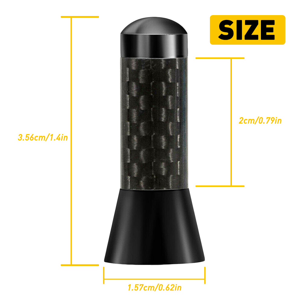 Universal Black Antenna Toppers - Waterproof PVC Rubber Car Antenna Cover for Vehicles - Perfect for Trucks, SUVs, and Classic Cars