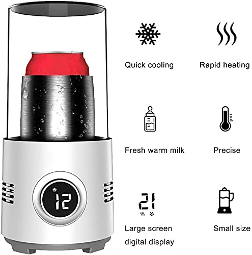 Portable Mini Refrigerator - 12V Electric Cooler for Drinks, Food & Cosmetics | Fast Cooling Cup for Home, Office, Car & Travel | Compact Beverage Chiller for Summer, Parties & Outdoor Activities