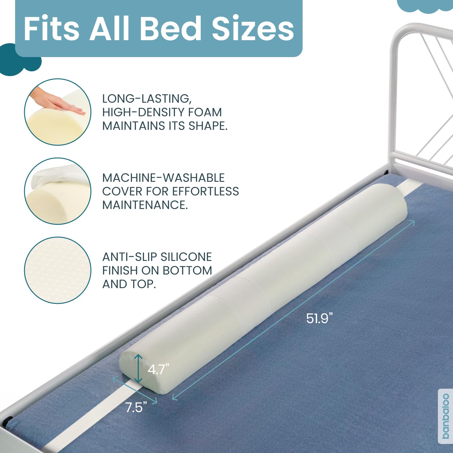 BANBALOO Toddler Bed Bumper 53