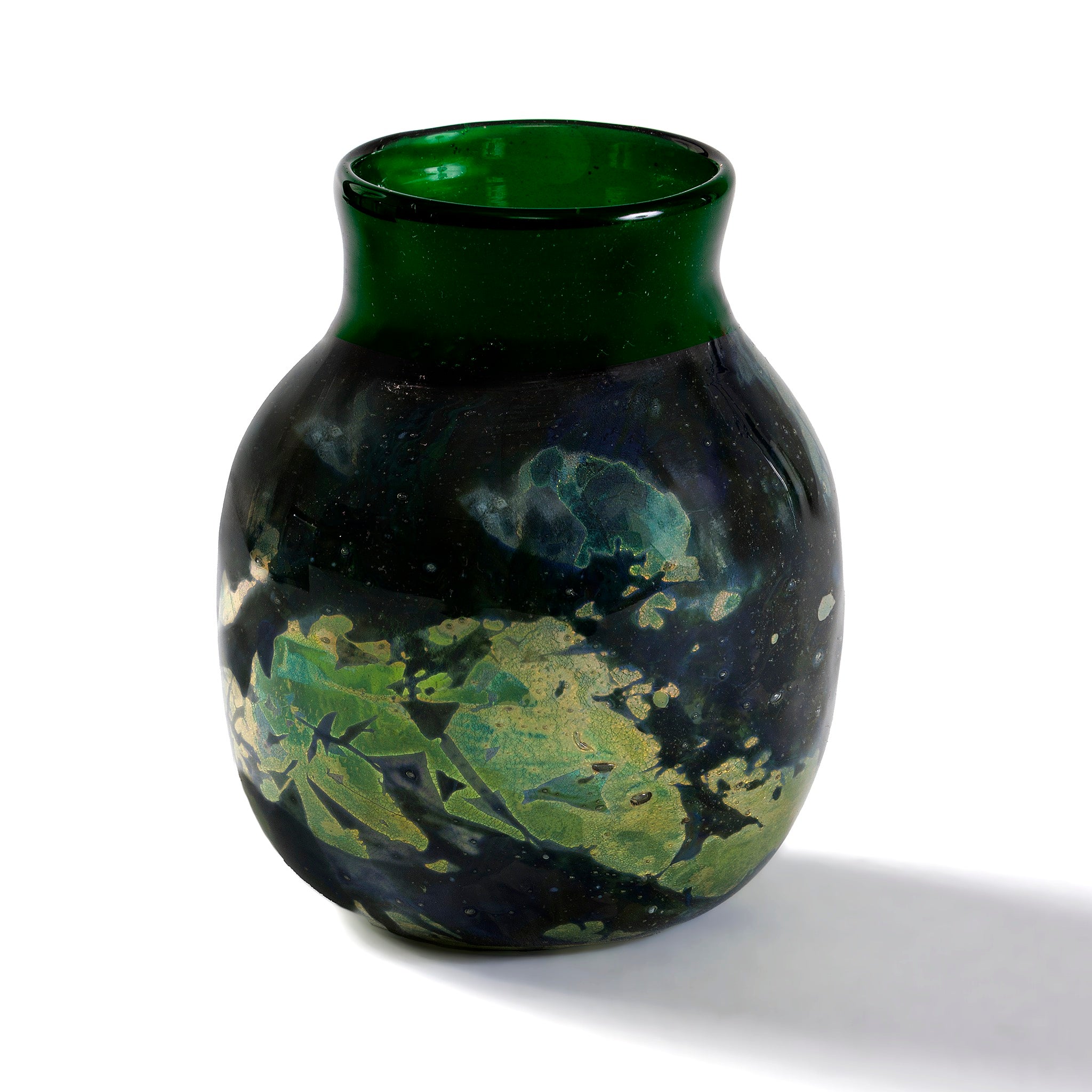 Tiffany Studios New York Favrile Glass Vase - Handcrafted Art Nouveau Decorative Vase for Home Decor, Wedding Centerpiece & Luxury Gift