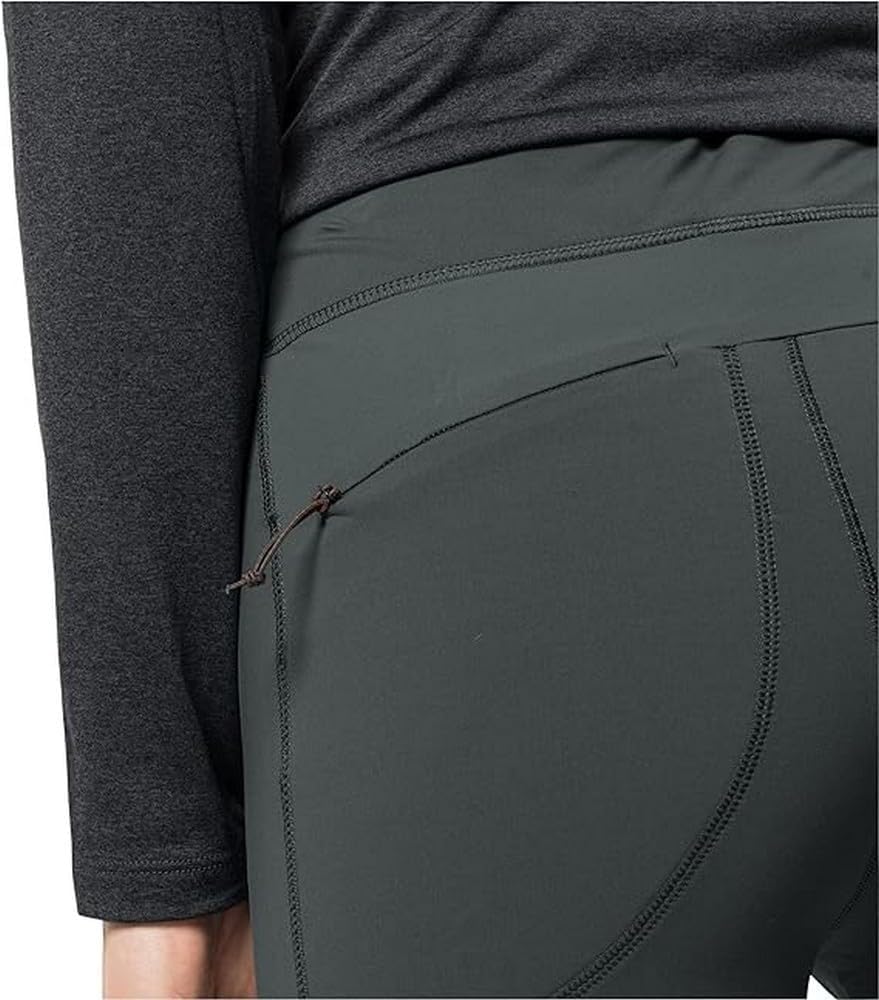 Jack Wolfskin Women's Salmaser Hiking Pants - Lightweight, Water-Resistant Outdoor Trousers for Hiking, Camping & Travel Adventures