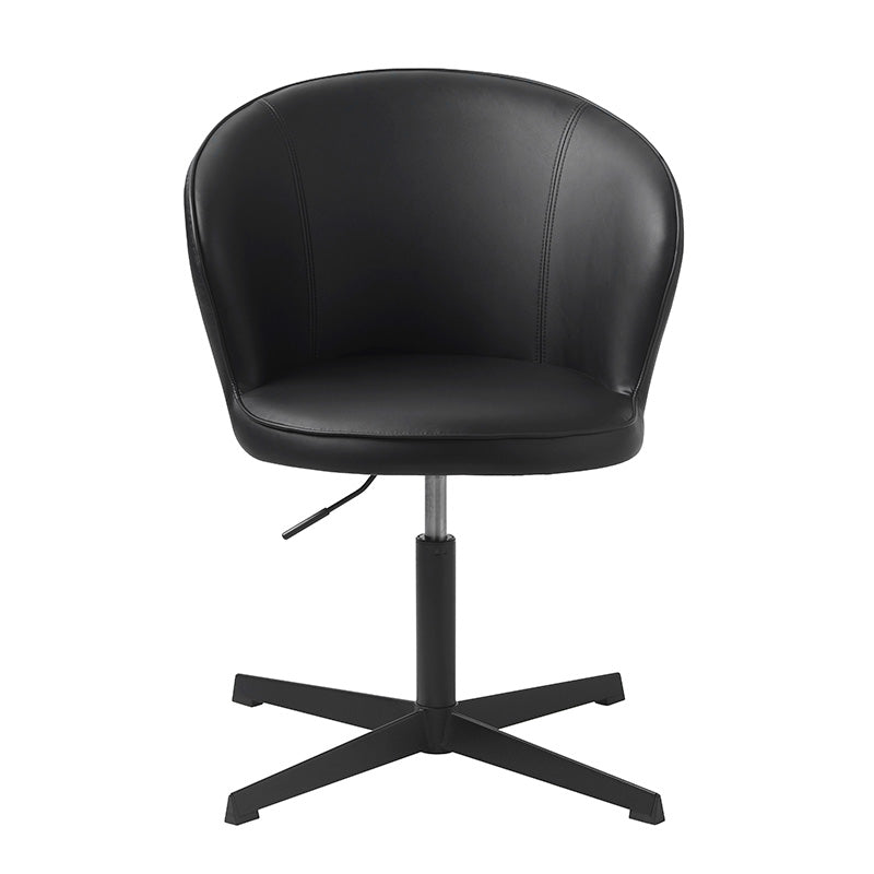 Ergonomic GAIN Office Chair - Black Mesh Back Adjustable Height Swivel Task Chair for Home & Office Workspace - Perfect for Long Hours Sitting, Computer Work & Gaming