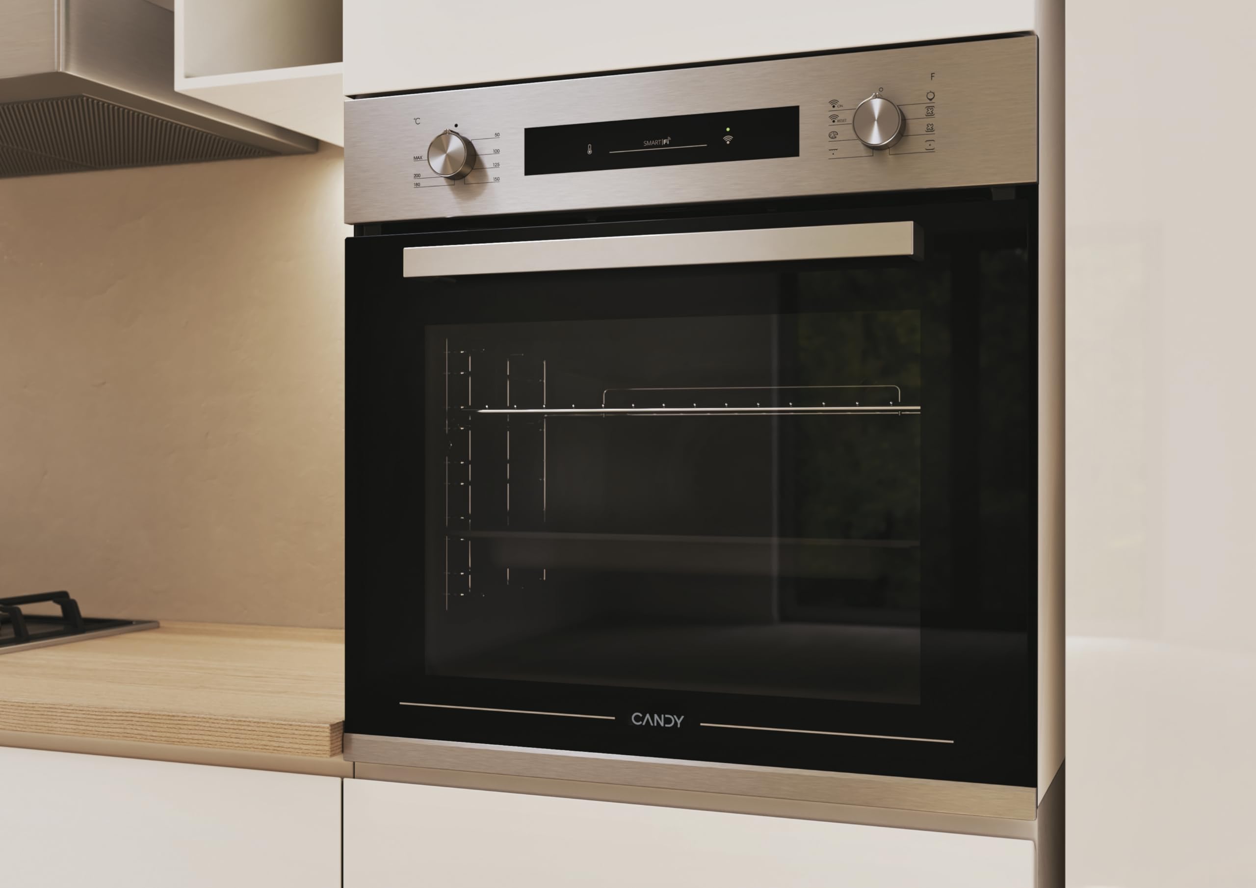 Candy Horno FCP602X E0 Electric Oven - Compact & Efficient for Baking, Roasting & More | Perfect for Small Kitchens & Apartments