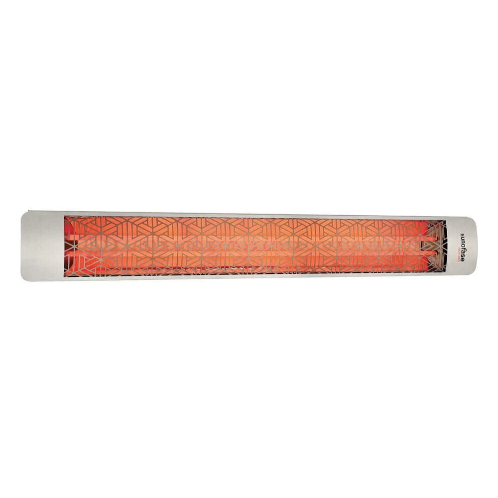Eurofase 6000W 61-Inch Dual Element Electric Wall Heater with Masonry Decor Plate - Perfect for Living Rooms, Bedrooms & Basements