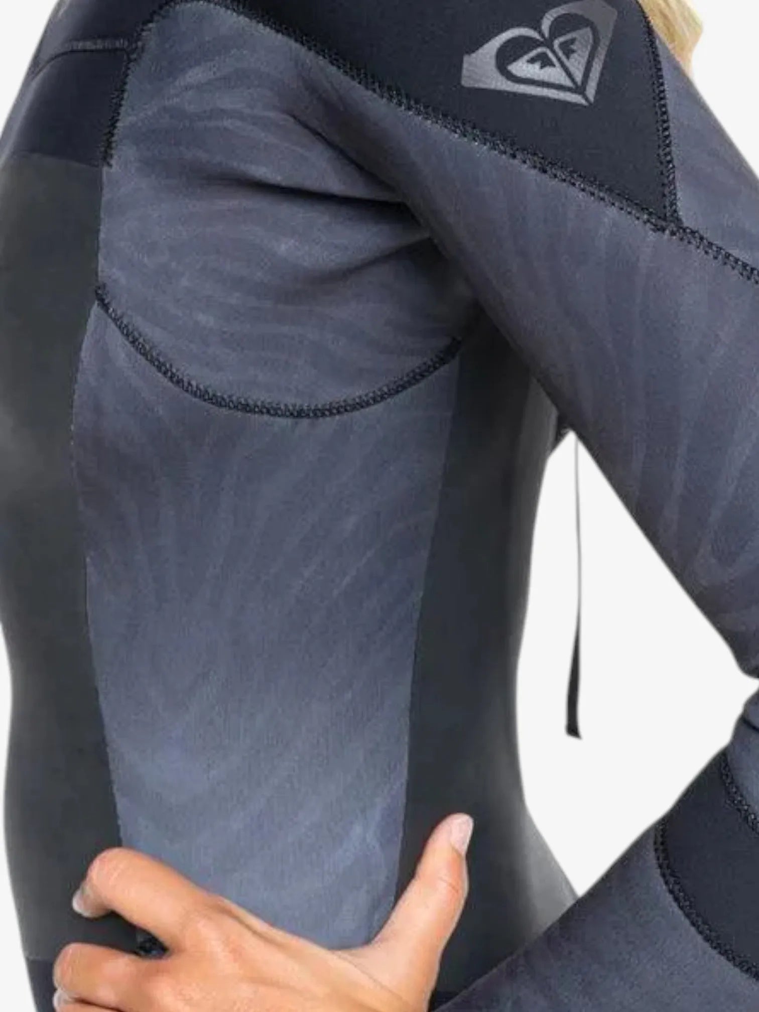 Roxy Syncro 4/3mm Neoprene Wetsuit for Women - Black - Perfect for Surfing, Diving & Water Sports